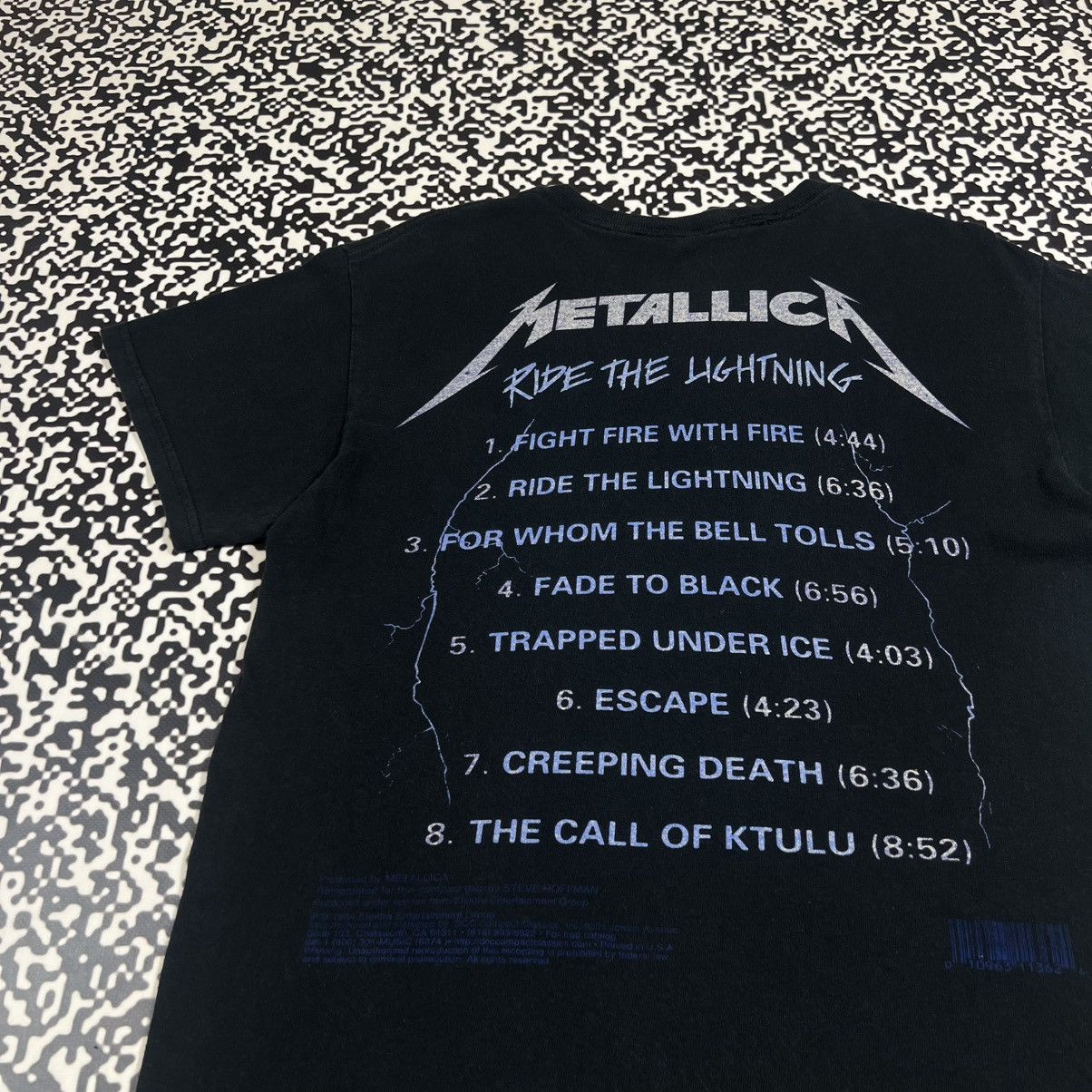 Metallica Vintage Y2K Metallica Ride The Lighting Band Rock Tour Size US M / EU 48-50 / 2 - 13 Thumbnail