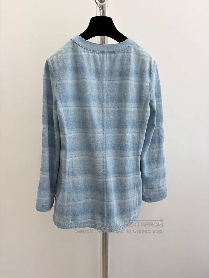 Chanel Chanel Blue striped gradient denim jacket Size XXS / US 00 / IT 34 - 2 Thumbnail