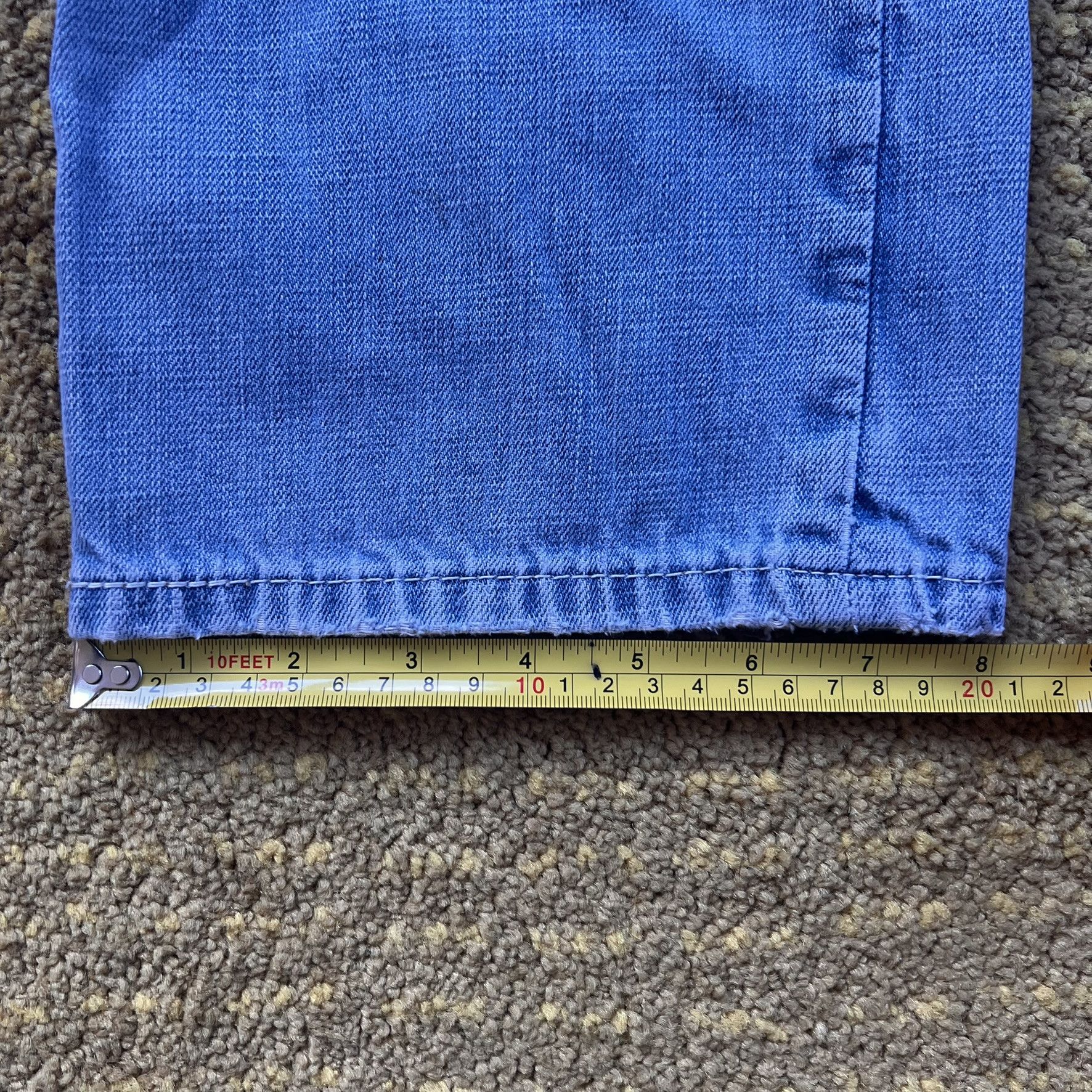 Levi's Vintage Clothing Levi's 514 perfectly distressed teal stitch jeans Size US 32 / EU 48 - 5 Thumbnail