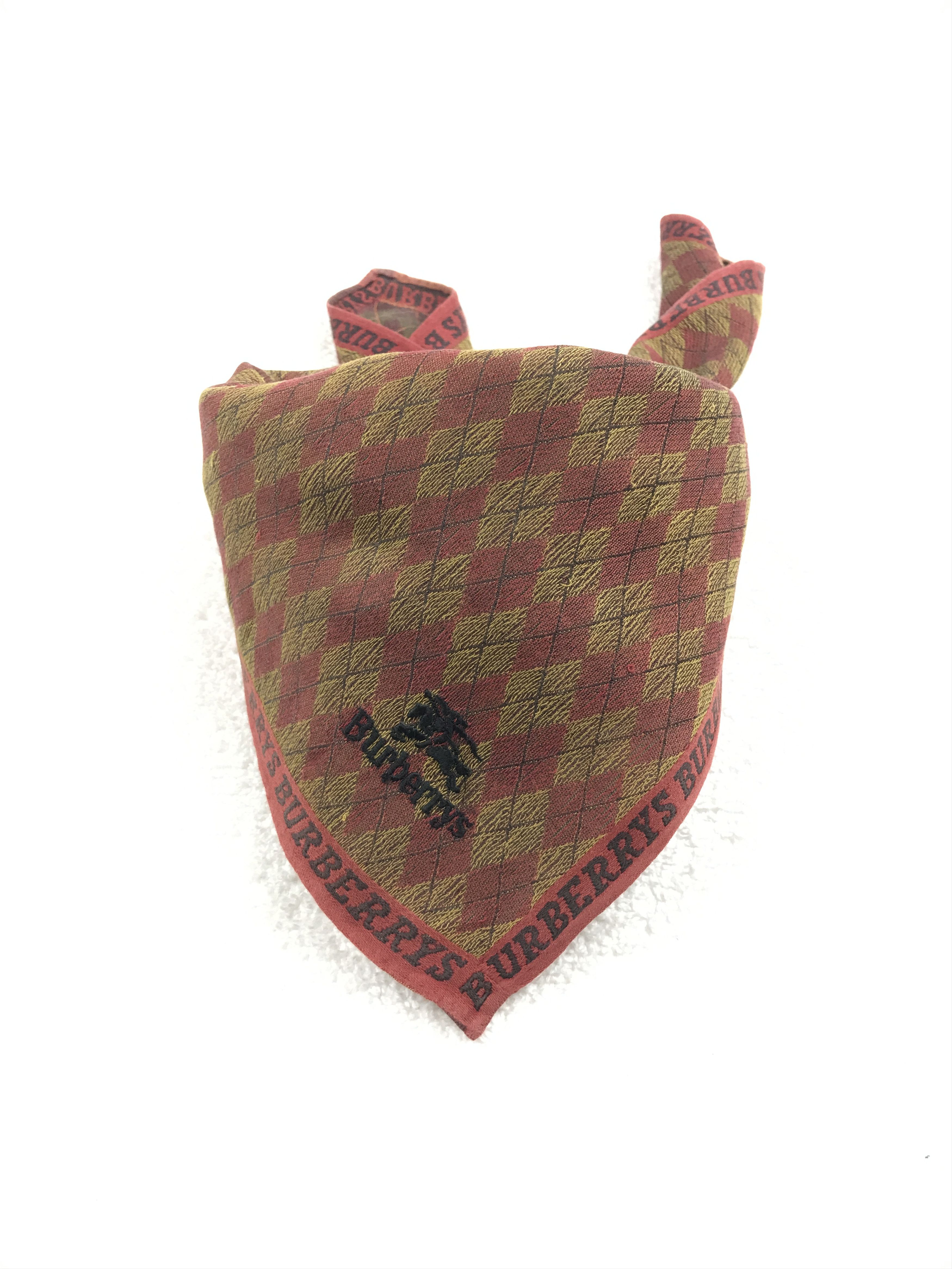 Burberry × Vintage Vintage Burberry Bandana Neckerchief Handkerchief Size ONE SIZE - 3 Thumbnail