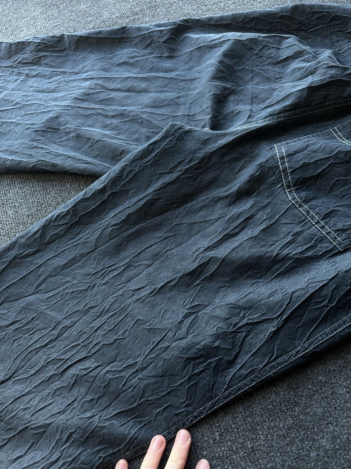 Other SULU 🚨 WOMEN FADED GRAY BAGGY UNISEX PANTS OPIUM Size 27" / US 4 / IT 40 - 12 Thumbnail