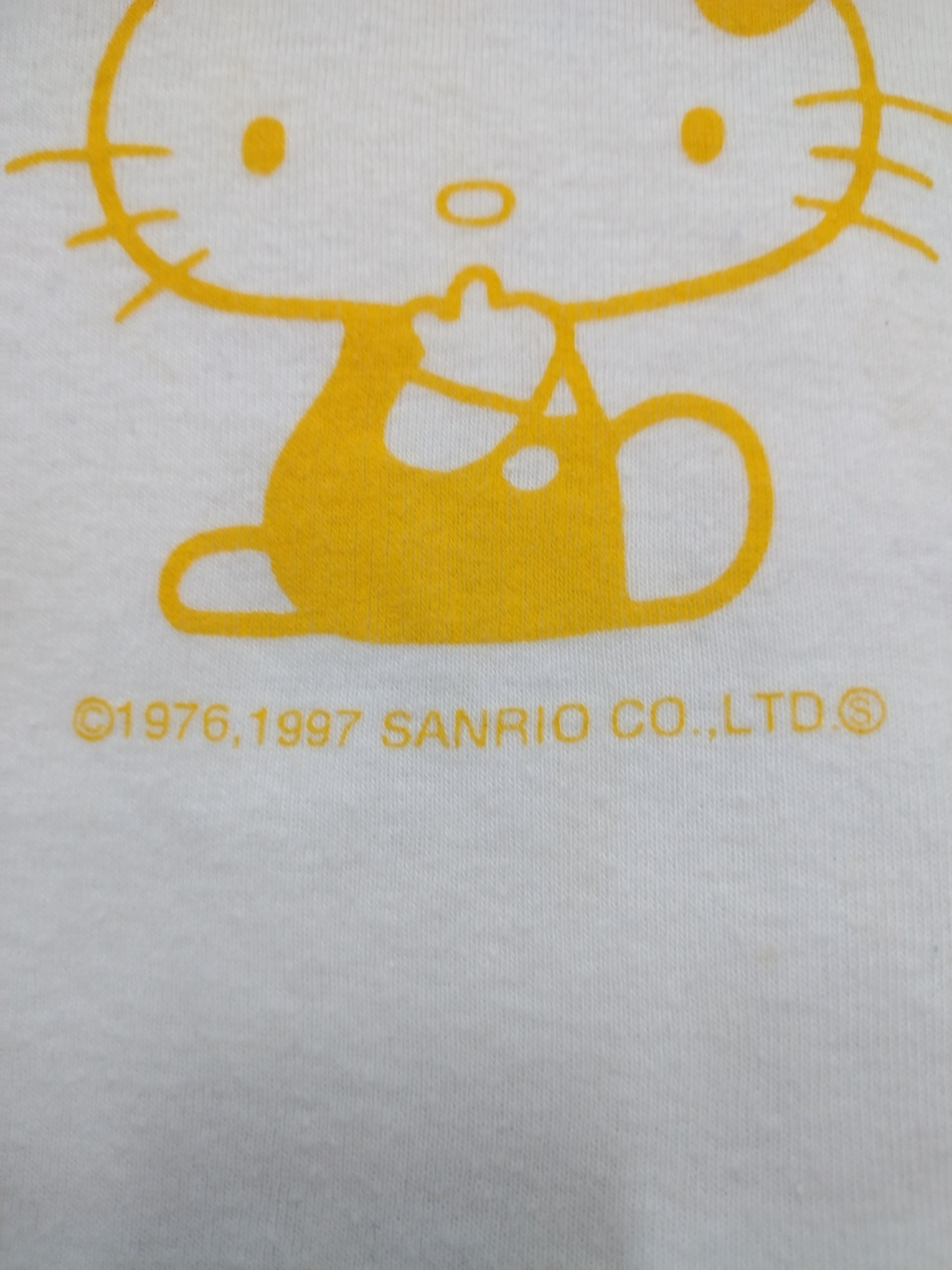 Cartoon Network × Vintage Hello Kitty Awesome Vtg Single stitch V Neck raglan T-shirt Size S / US 4 / IT 40 - 9 Thumbnail