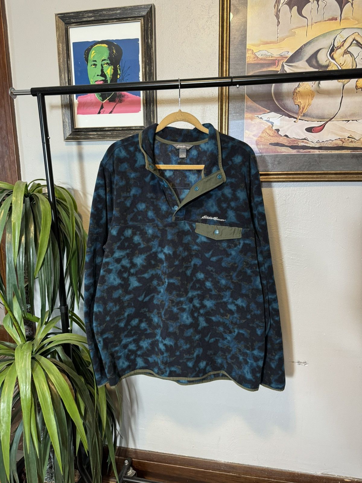 Eddie Bauer Eddie Bauer T Snap Printed Fleece Size US XL / EU 56 / 4 - 1 Thumbnail