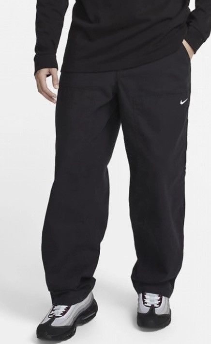 Nike × Vintage Vintage Nike Cargo pants work rare size M logo denim rare Size US 32 / EU 48 - 7 Thumbnail