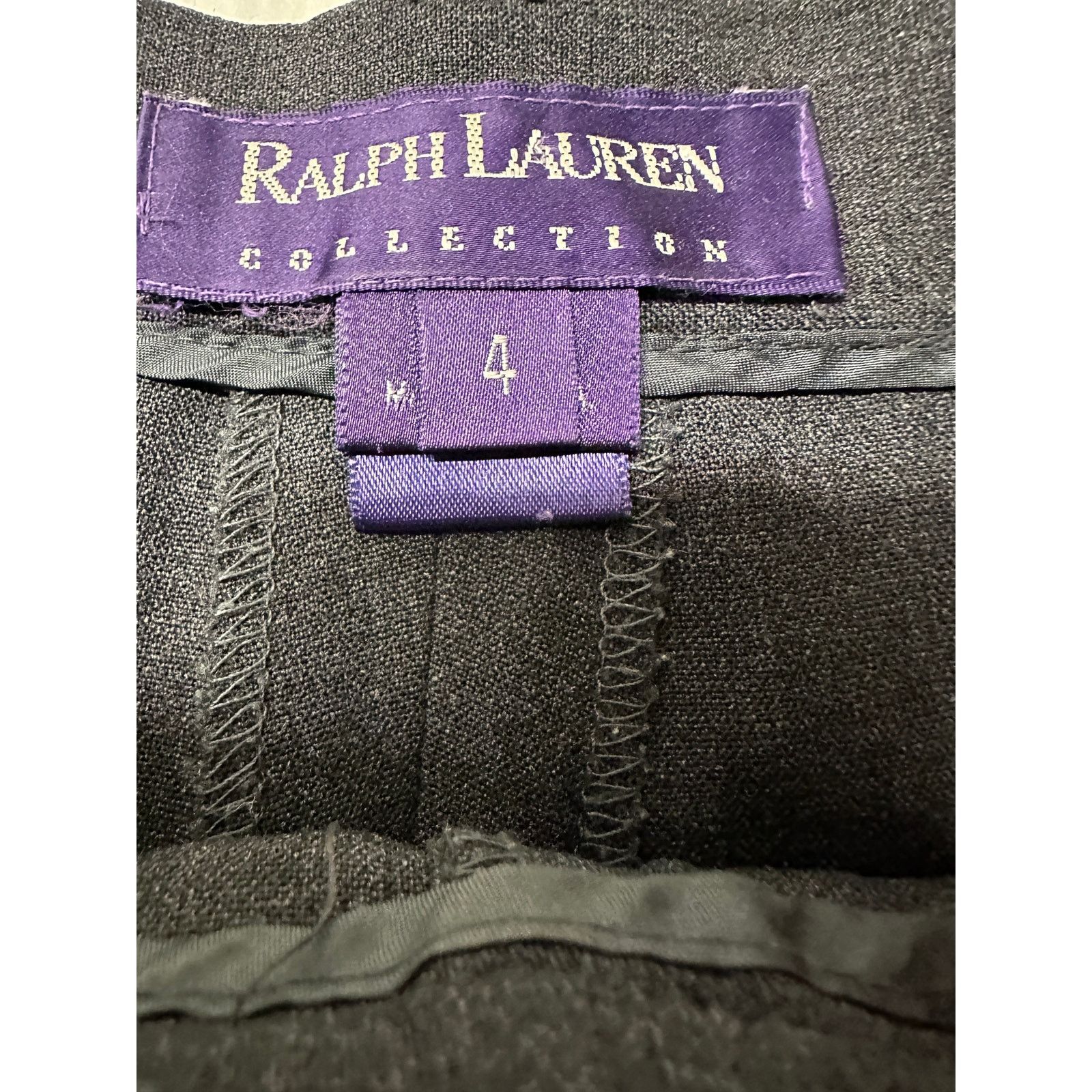 Ralph Lauren Vintage Ralph Lauren Purple Label Wool Gray Pants Size 4 Size 27" / US 4 / IT 40 - 2 Thumbnail