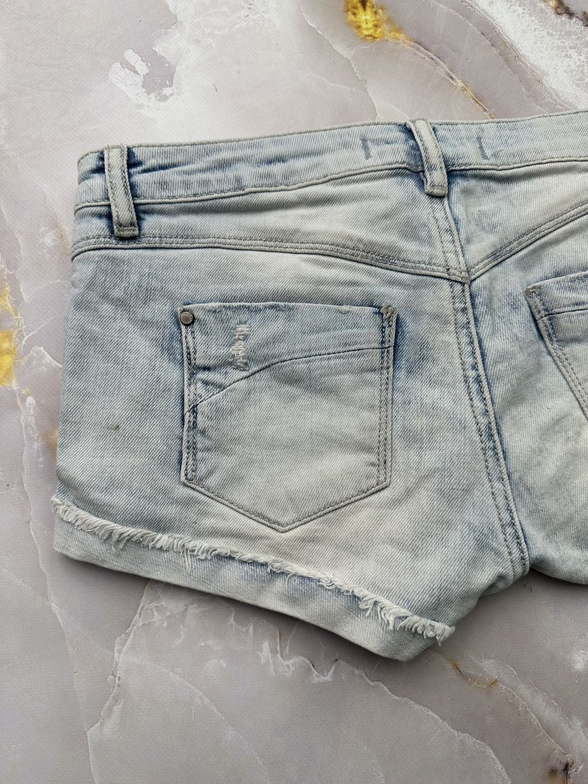 Japanese Brand Vintage Mini Shorts (E1) Size 25" / US 0 / IT 36 - 7 Thumbnail