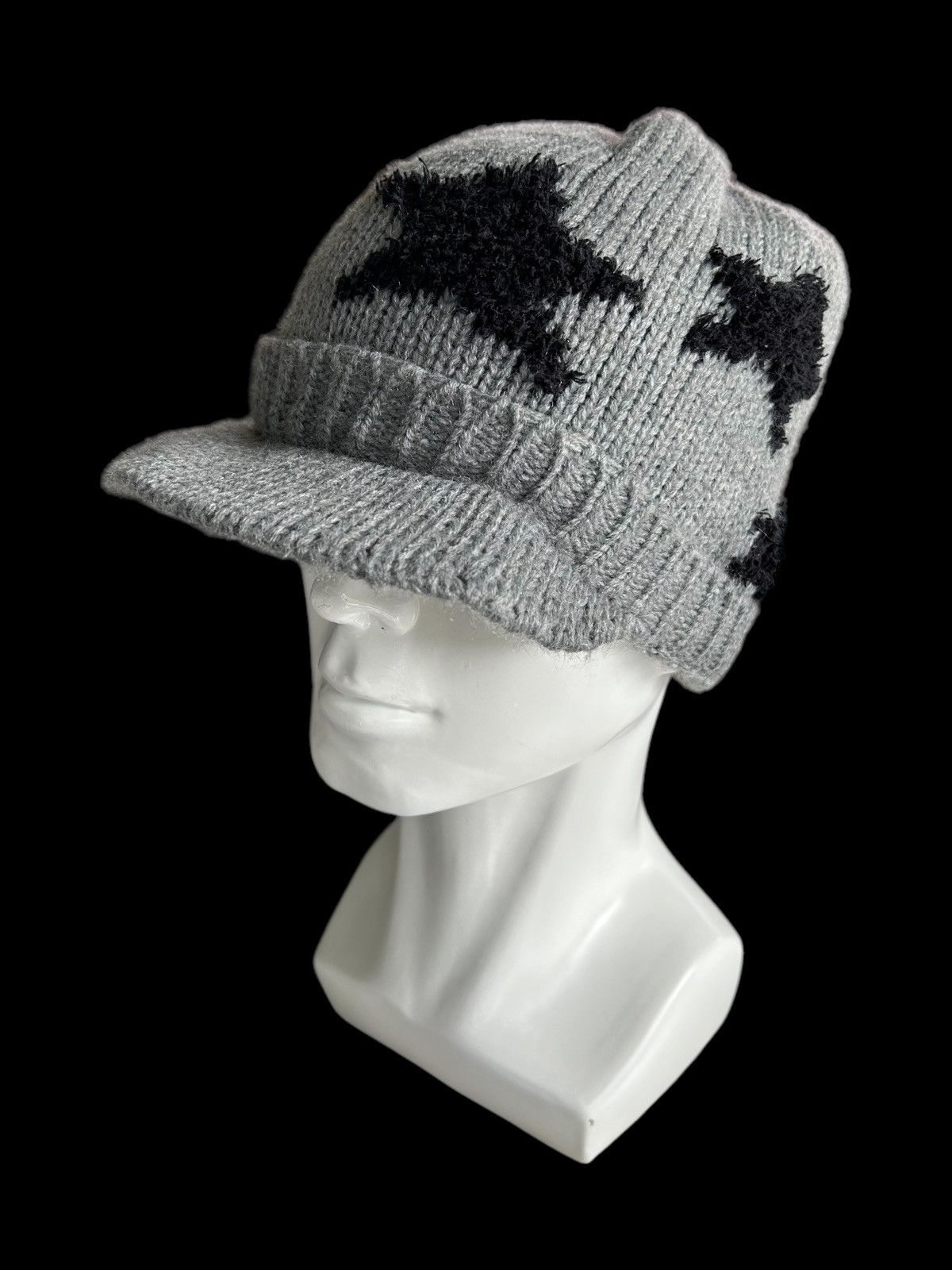 Japanese Brand × Kapital × Vintage Japanese Brand Rare Design Knitt Hats 🎌☠️☠️ Size ONE SIZE - 1 Thumbnail