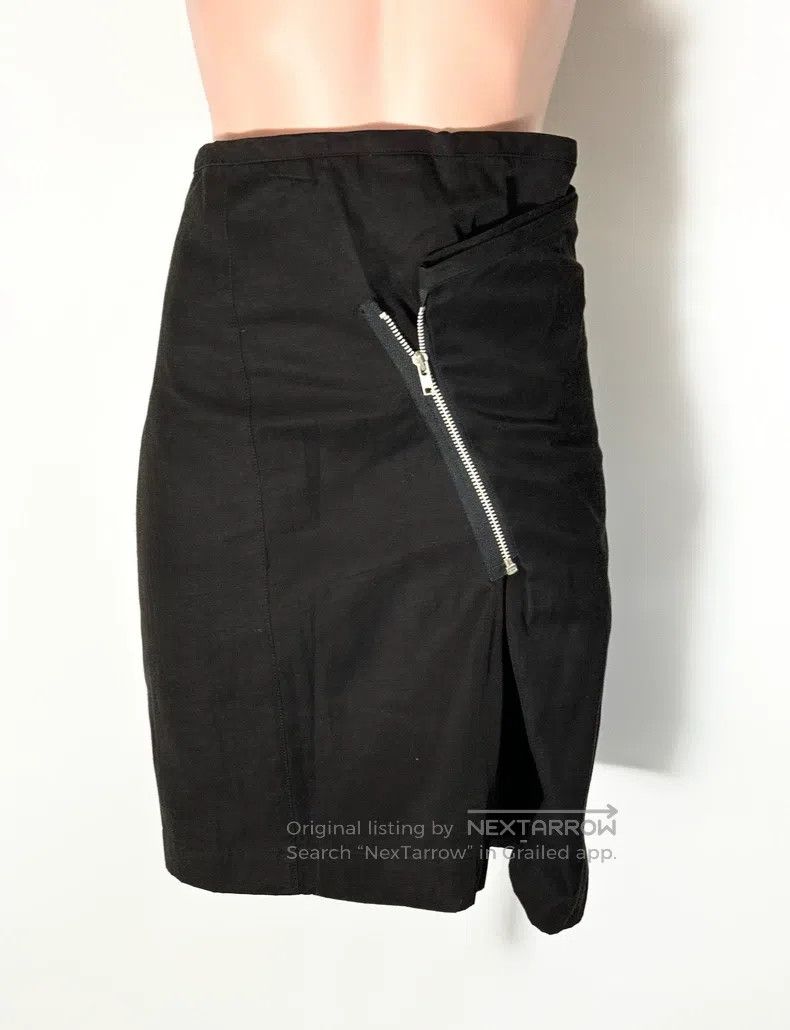 Comme des Garcons Comme Des Garcons size S Distressed zipper short skirt Size 23" - 6 Thumbnail
