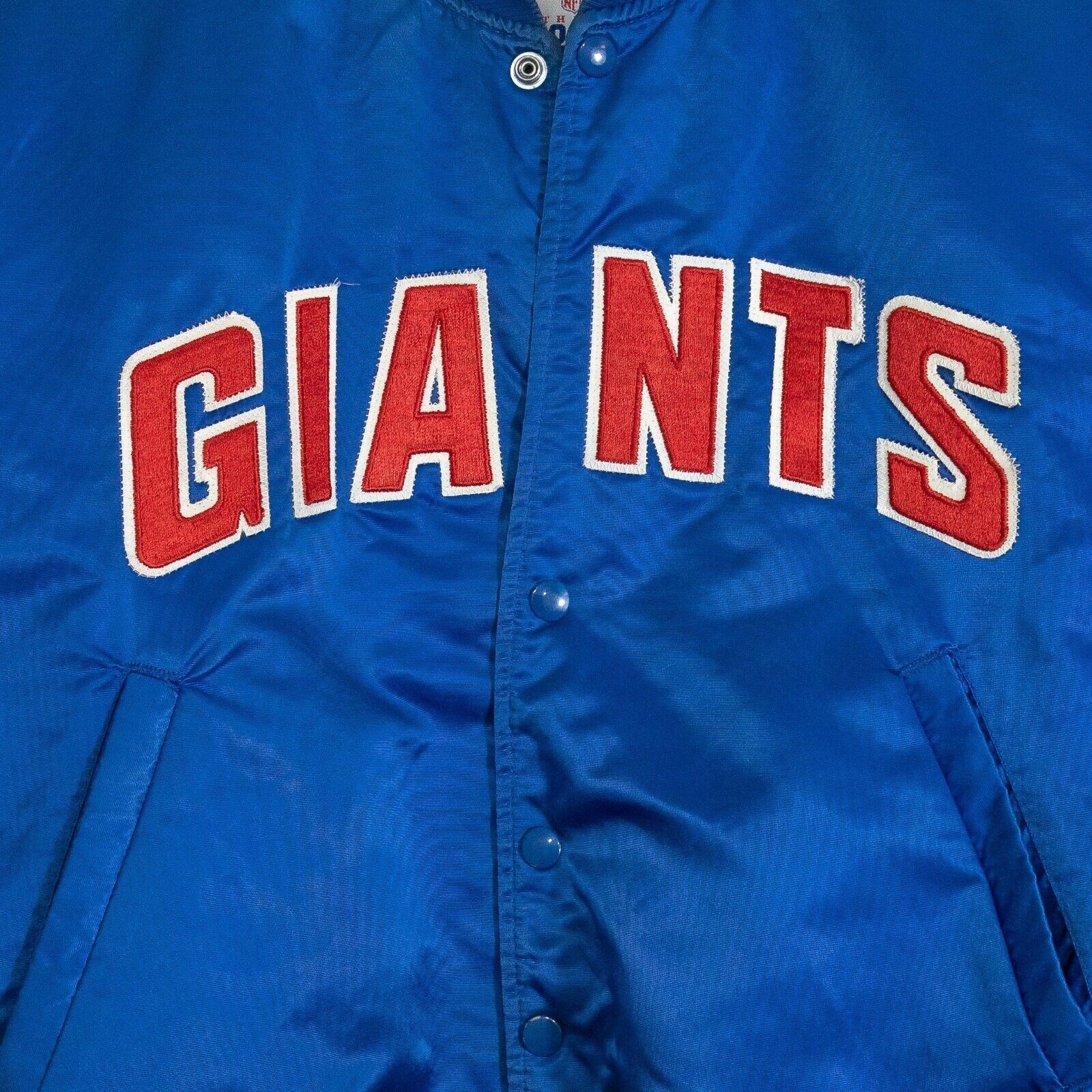 Vintage 90s Starter New York Giants Satin Jacket Mens Medium