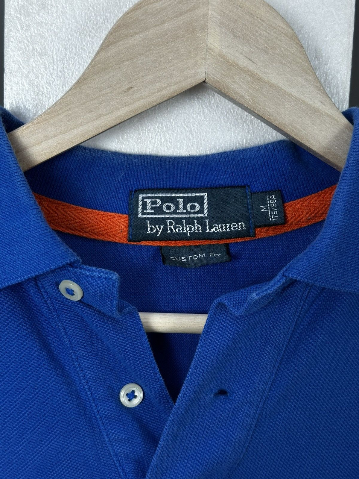 Vintage Vintage Polo Ralph Lauren Rugby Blue Polo Tee Size US M / EU 48-50 / 2 - 6 Thumbnail