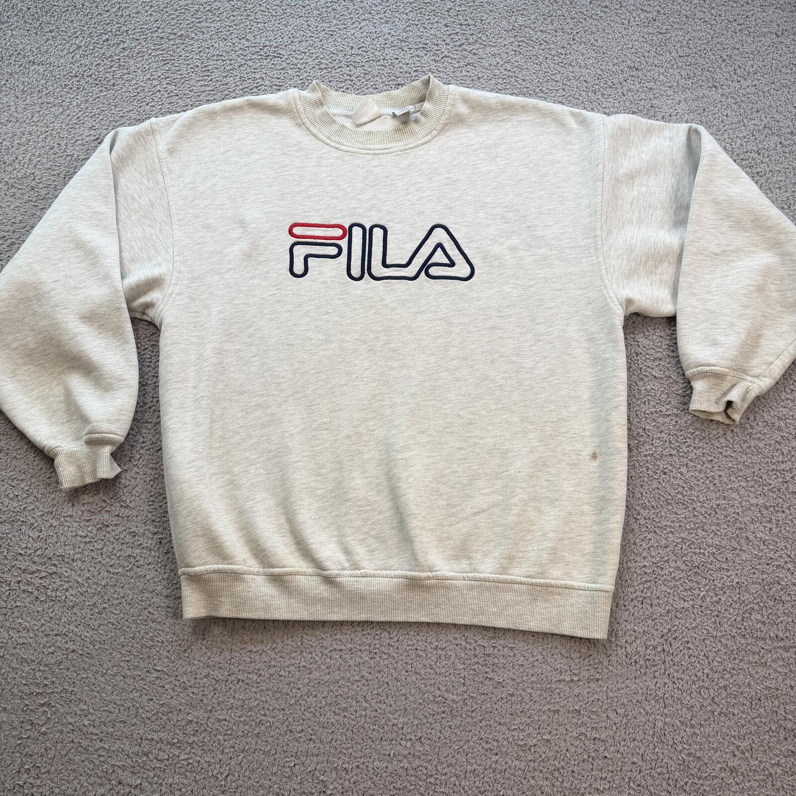 Fila Vintage Fila Embroidered Crewneck Sweatshirt Heather Y2K Size US M / EU 48-50 / 2 - 1 Thumbnail