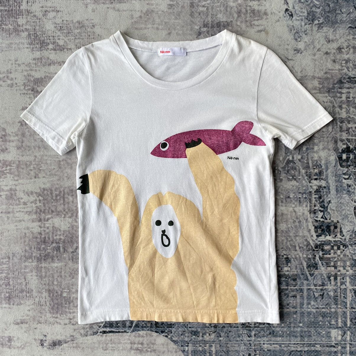 Issey Miyake × Japanese Brand × Ne-Net Ne-net by Issey Miyake Catching Fish Shirts Size US XXS / EU 40 - 1 Thumbnail