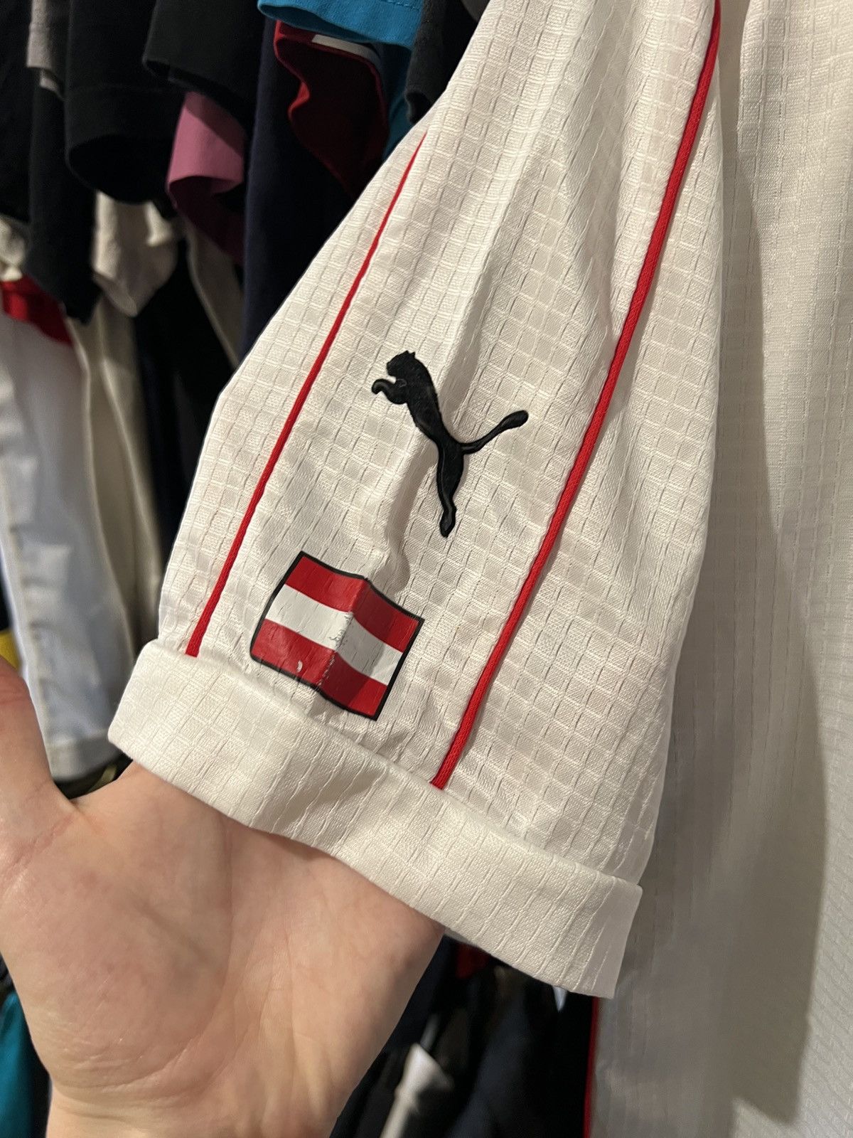Puma × Vintage 1998 VINTAGE PUMA AUSTRIA HOME FOOTBALL SHIRT SOCCER SIZE XL Size US XL / EU 56 / 4 - 4 Thumbnail