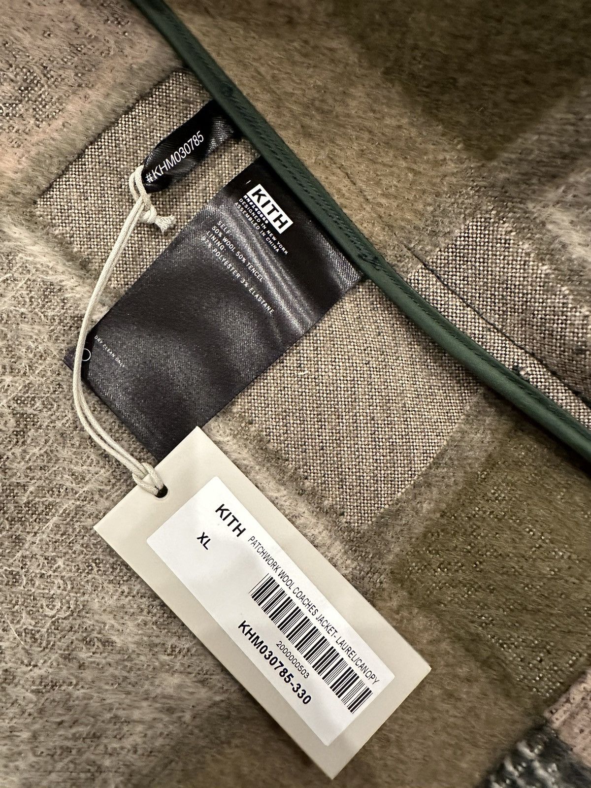 Kith Kith Patchwork Wool Coaches Jacket | Grailed