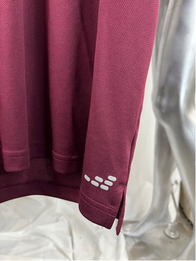 BCBGeneration BCG Performance Polo Shirt XL Maroon Quick-Dry Athletic Fit Size US XL / EU 56 / 4 - 4 Thumbnail