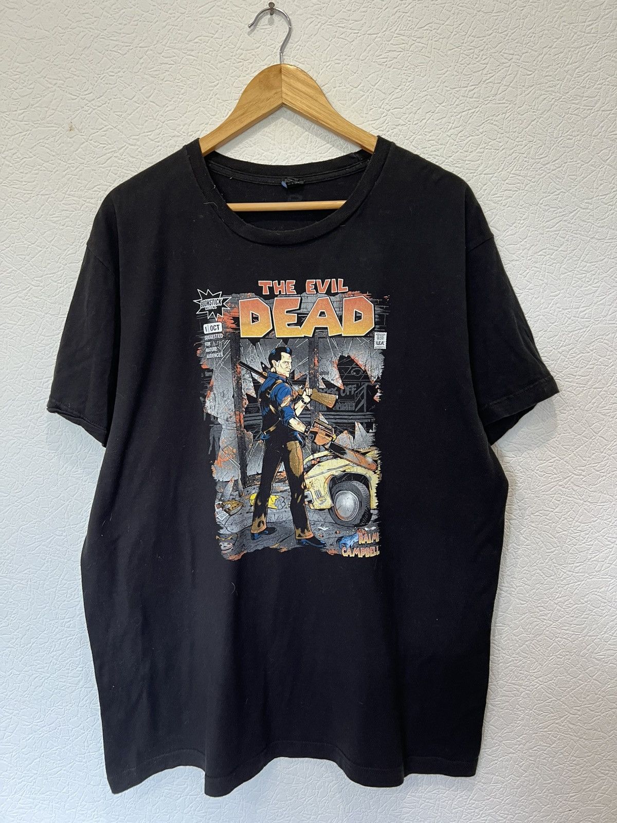 Vintage Vintage The Evil Dead Black T Shirt tee Rare Size US XL / EU 56 / 4 - 1 Thumbnail