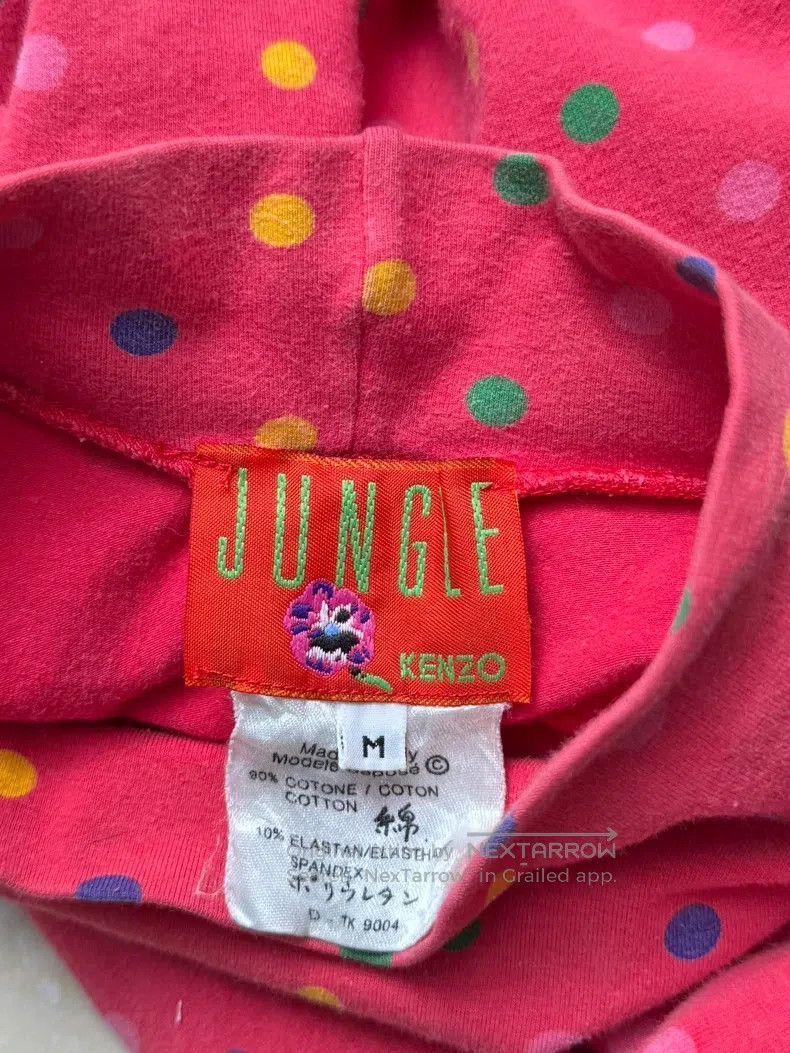 Kenzo Kenzo Coral pink polka dot stretch top Size M / US 6-8 / IT 42-44 - 6 Thumbnail