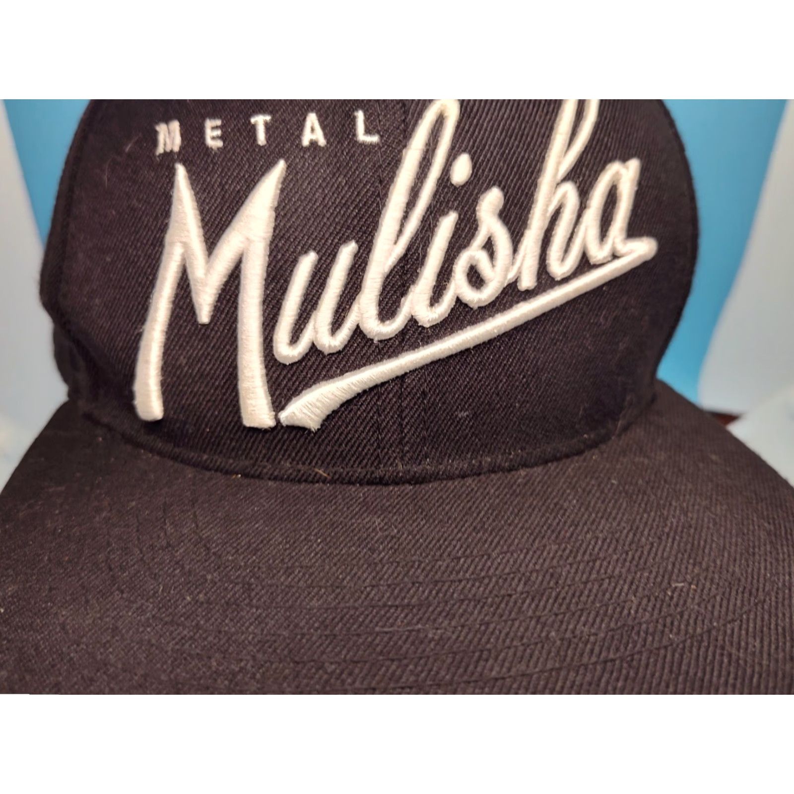 Metal Mulisha Metal Mulisha Snapback Hat Black Flat Brim Baseball Cap Adjustable Men's Casual Sports 90s Size ONE SIZE - 2 Thumbnail