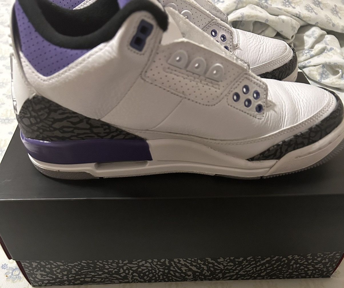 Jordan Brand Air Jordan 3 Retro ‘Dark Iris’ Size US 7 / EU 40 - 6 Thumbnail
