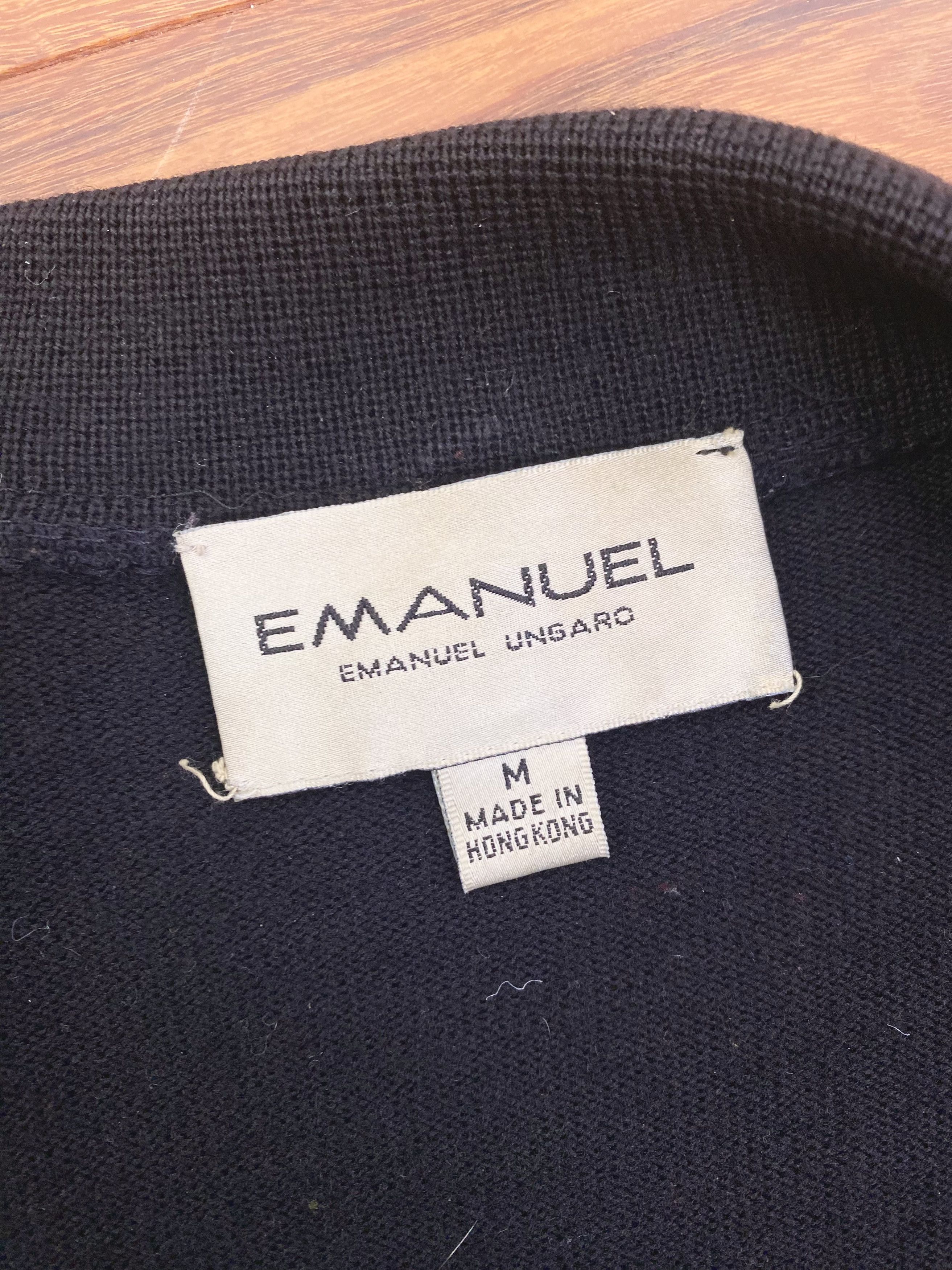 Emanuel Ungaro Emanuel Ungaro - Black Suede Coat Size M / US 6-8 / IT 42-44 - 5 Thumbnail