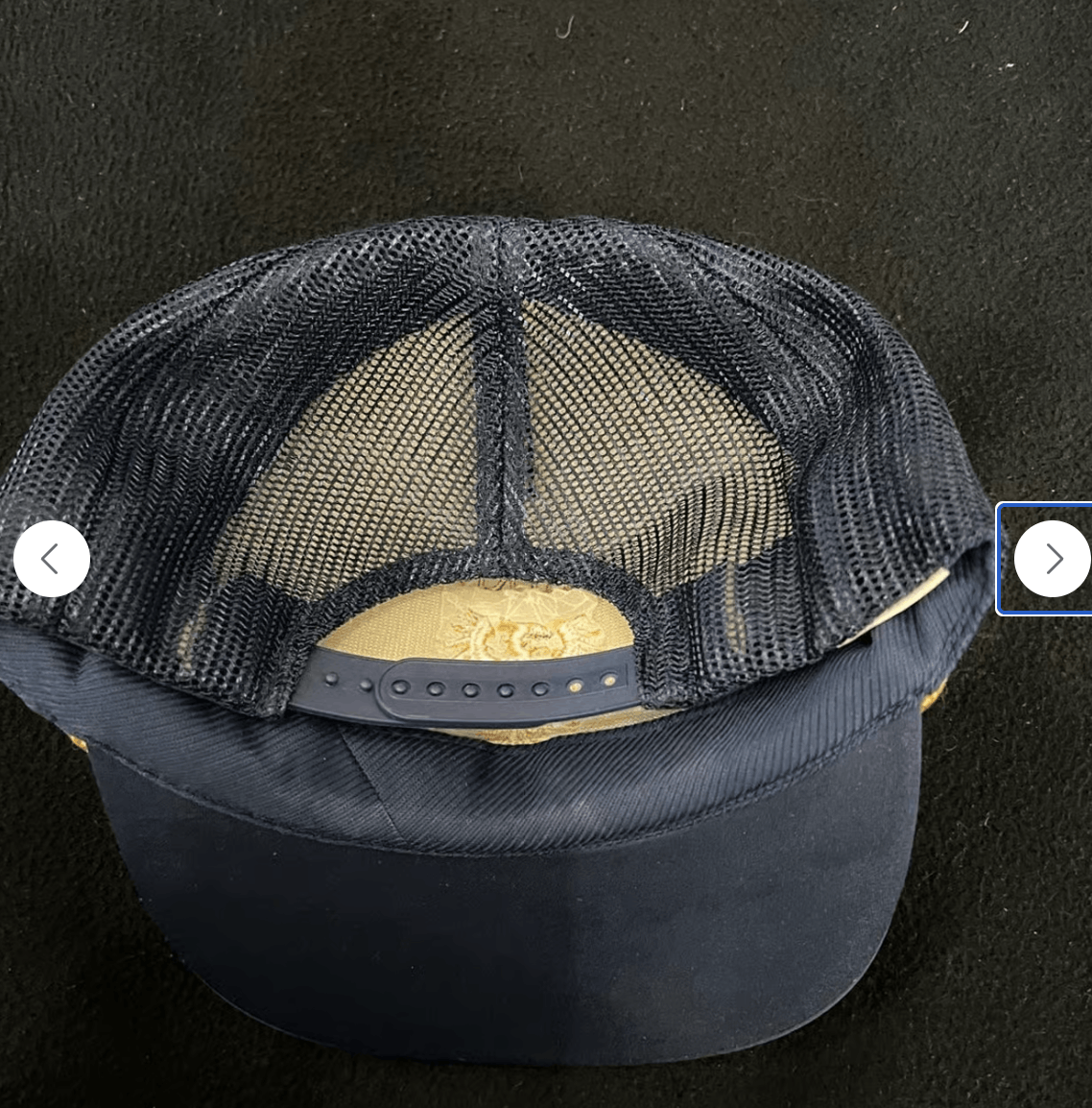 Gildan Austria Navy Blue Mens Adjustable Trucker Hat Size ONE SIZE - 3 Thumbnail