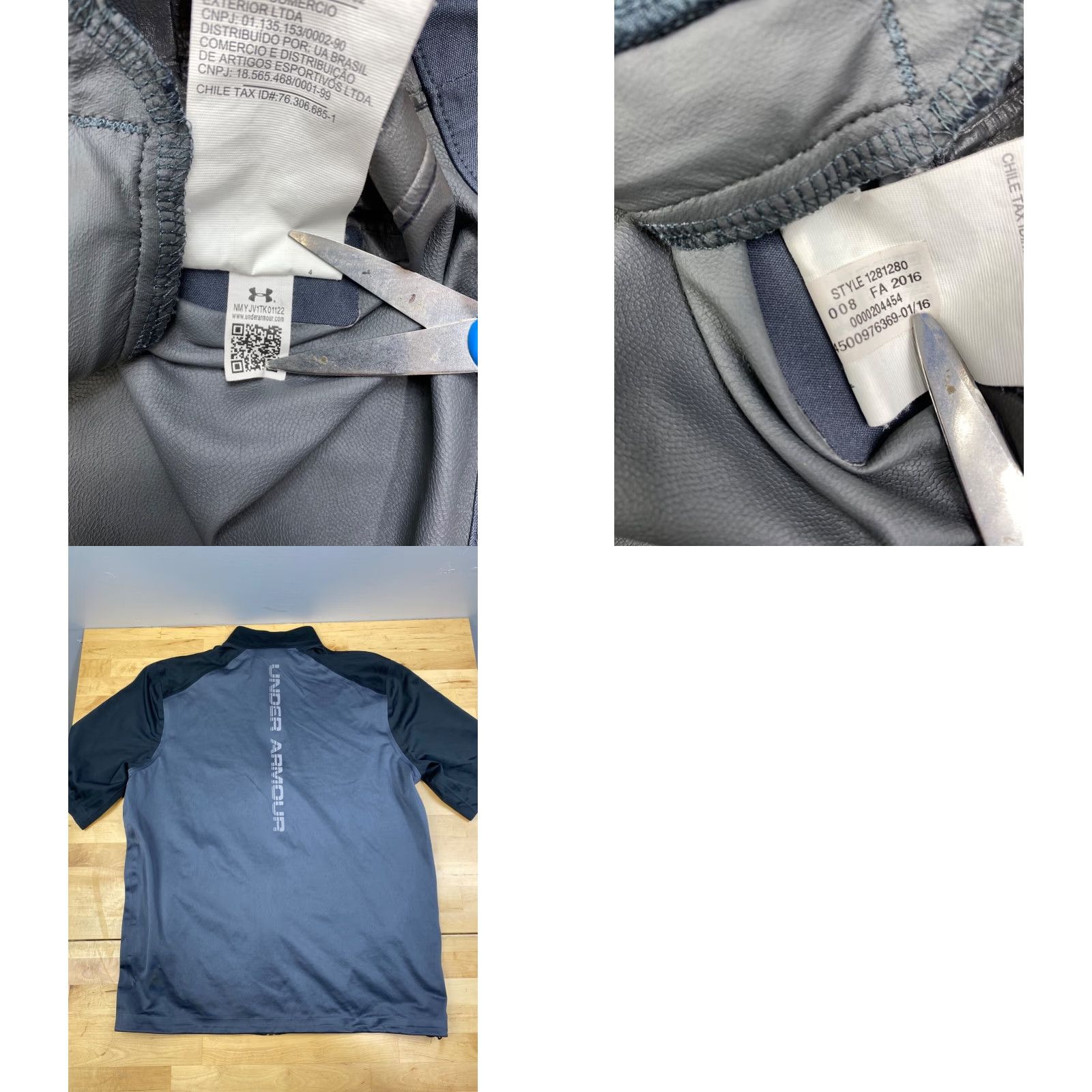 Under Armour Under armour Jacket Mens M Gray Loose Zip Mock Neck Casual Activewear Track Jacket Full Zip Pockets Lightweight Regular Modern Mens Size US M / EU 48-50 / 2 - 8 Thumbnail