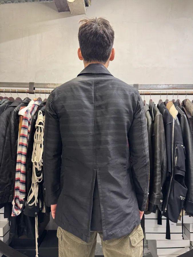 Emporio Armani AW2015 Emporio Armani Black Long Obscure Coach Jacket Size US M / EU 48-50 / 2 - 3 Thumbnail