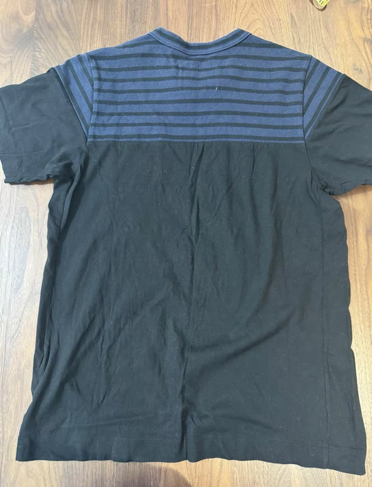 Sacai Sacai Striped Patchwork Short Sleeve J34 Size US XS / EU 42 / 0 - 4 Thumbnail