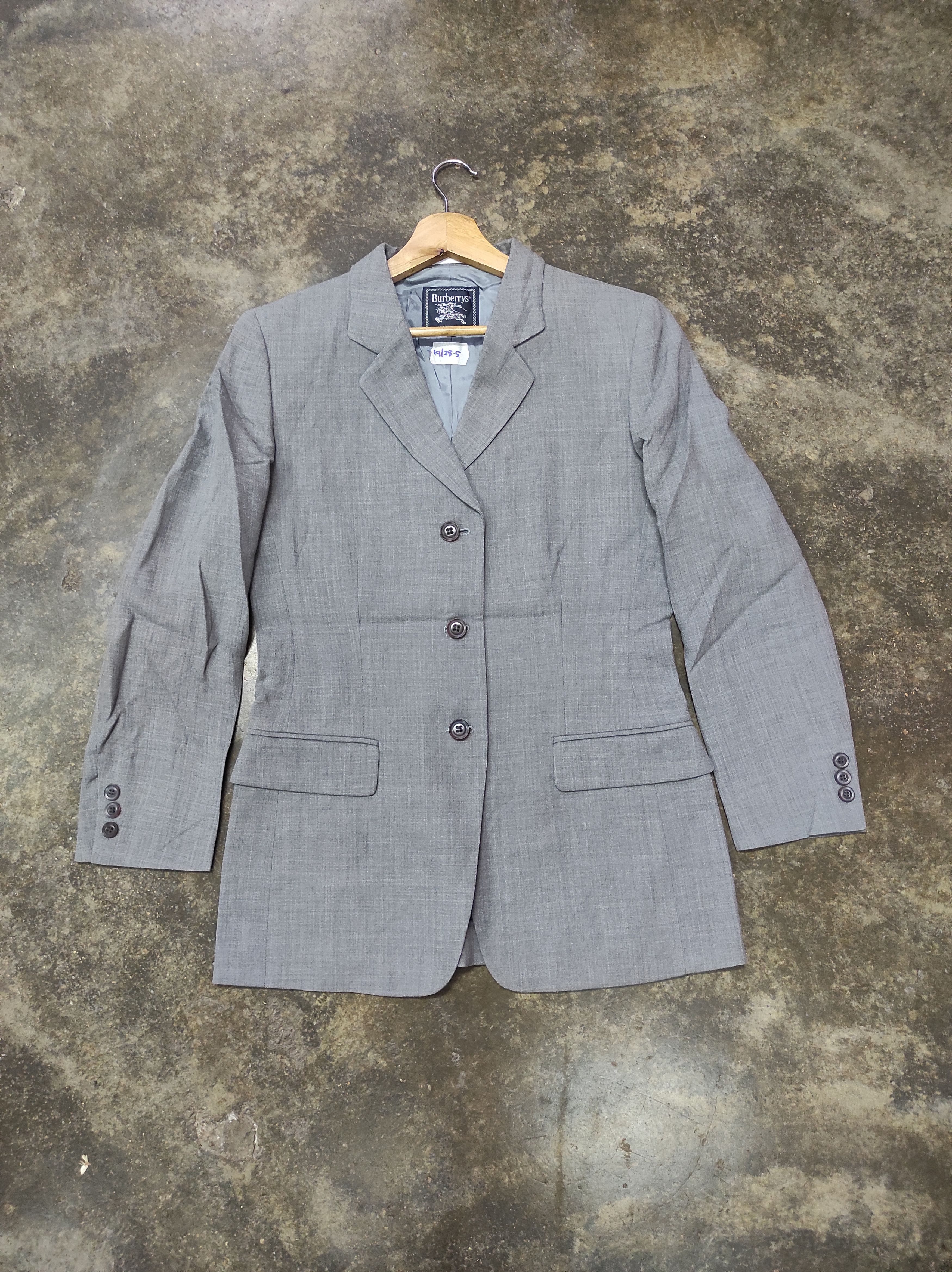 Burberry × Vintage BURBERRY VTG BLAZER JACKET Size S / US 4 / IT 40 - 1 Thumbnail