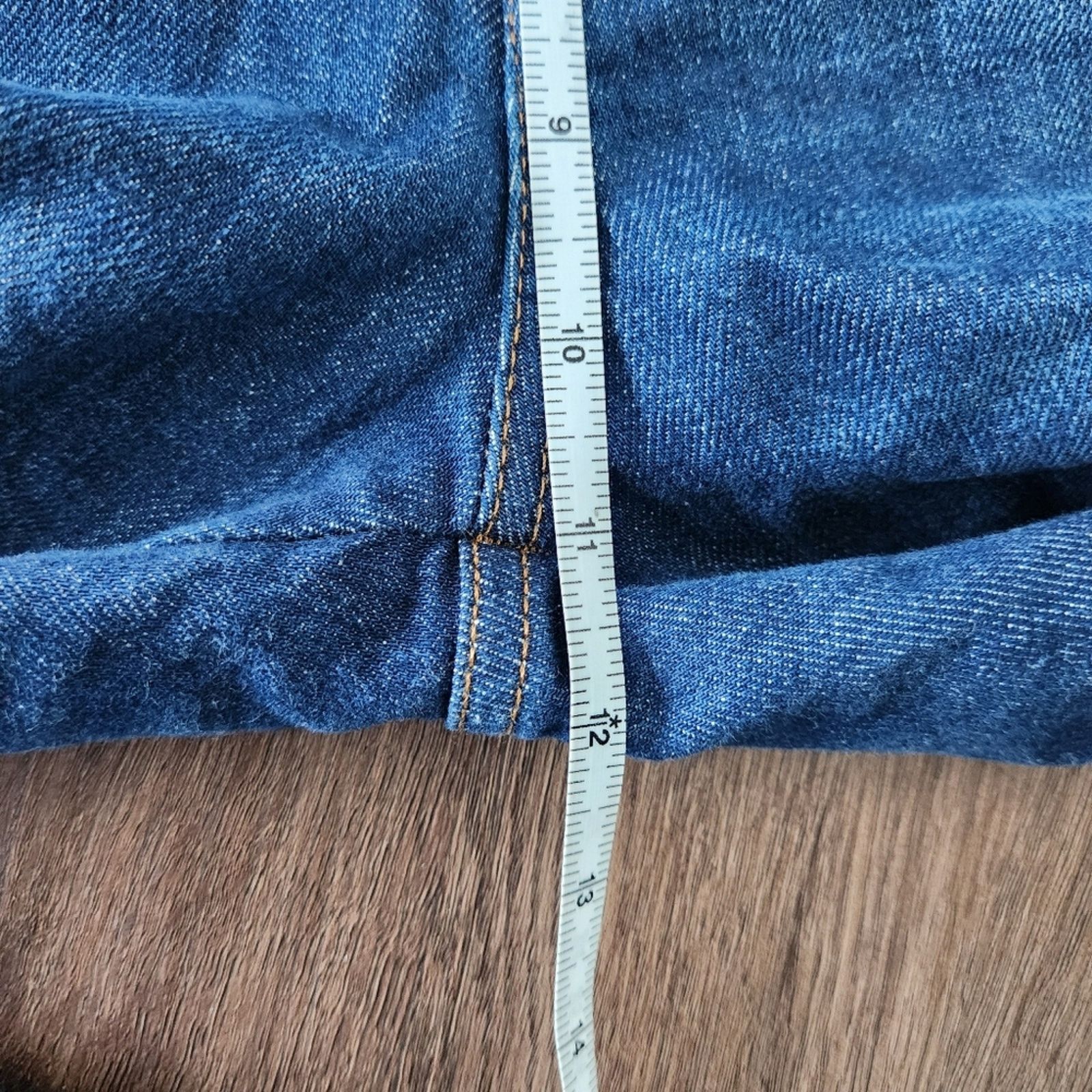 CLOSED CLOSED Pedal Pusher Jeans Blue 42 Designer Straight Leg Size 29" - 7 Thumbnail