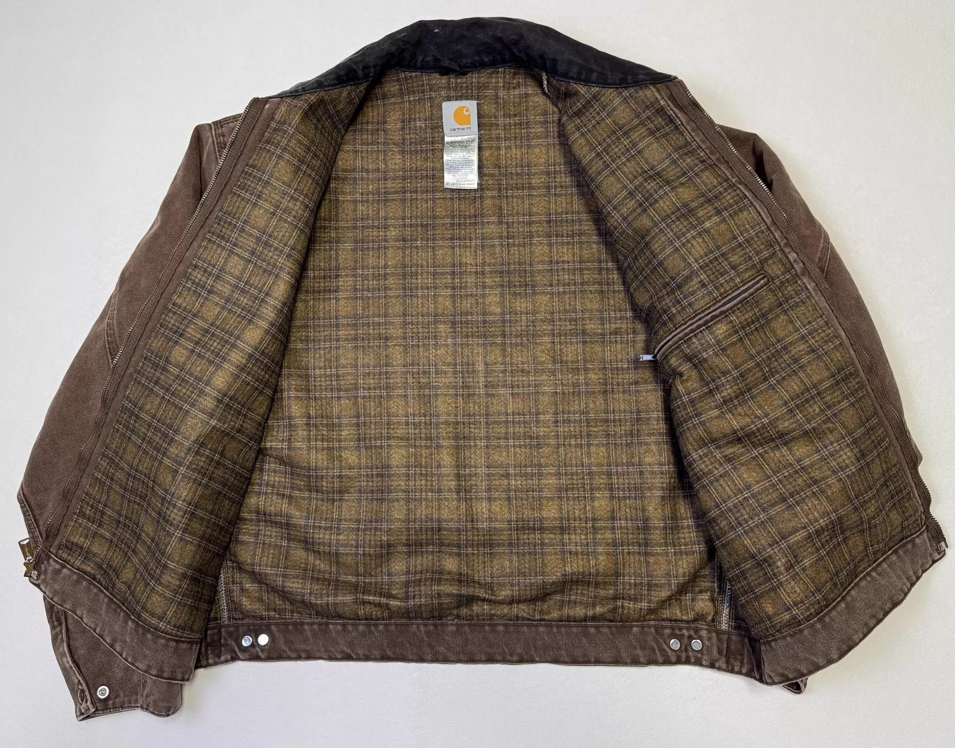 Carhartt Carhartt J97 Detroit Jacket Maroon XL USA Like New Size US XL / EU 56 / 4 - 4 Thumbnail