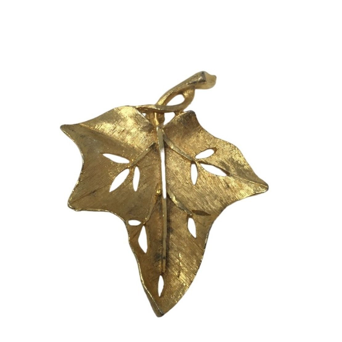 Other Vintage Gold Toned Leaf Pin- 2.5 inches long Size ONE SIZE - 1 Thumbnail