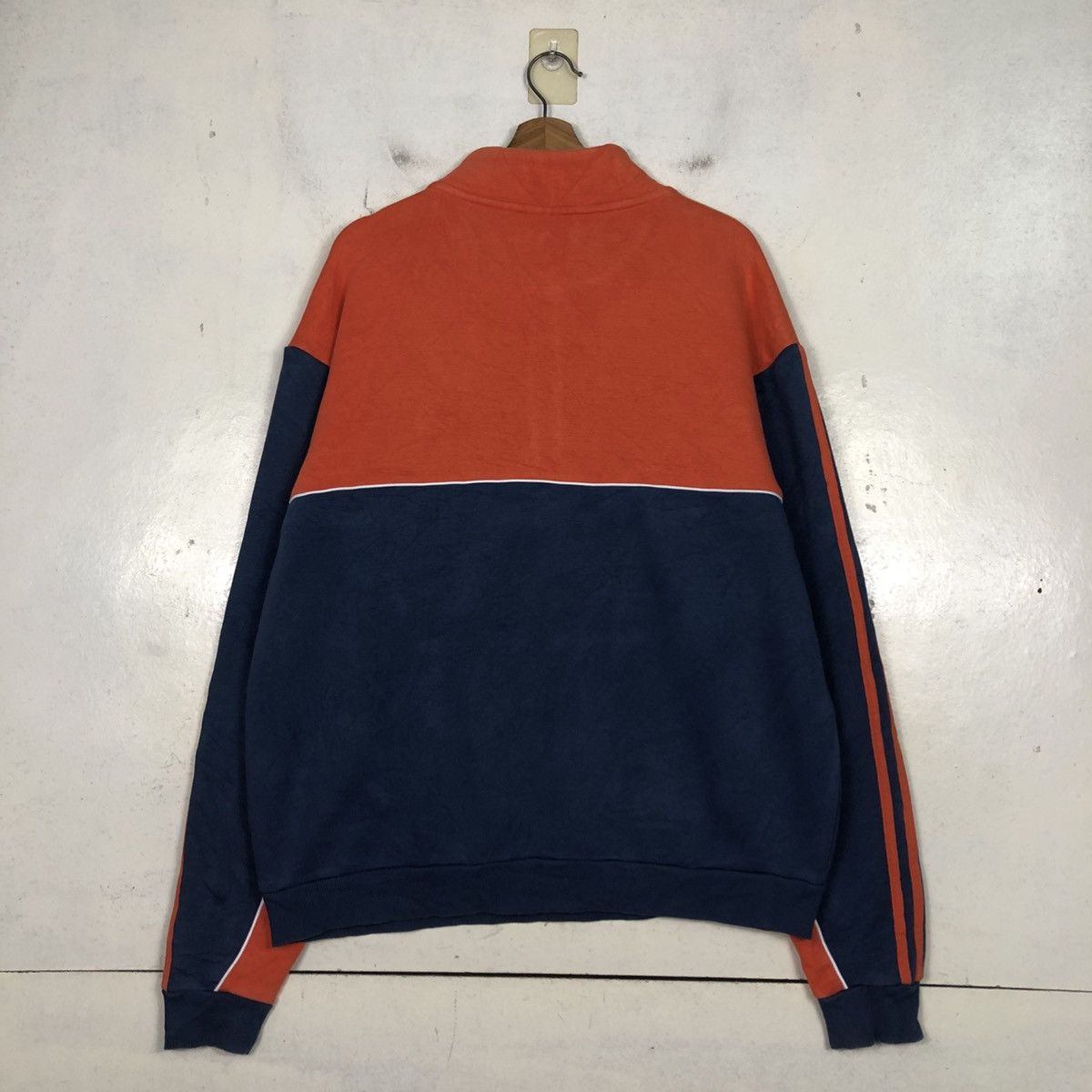 Adidas 📌Double Tone Adidas Anorak Half Zipper Sweater Size US M / EU 48-50 / 2 - 12 Thumbnail