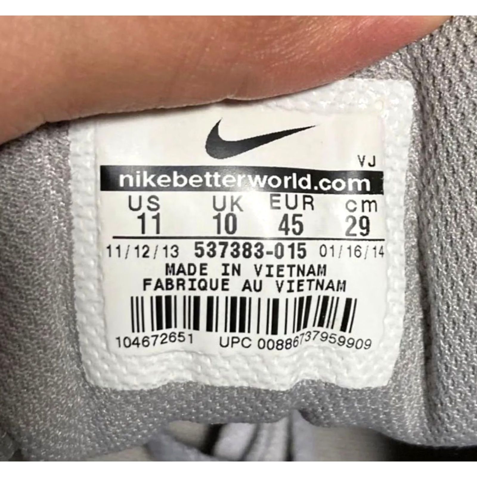 Nike Nike Men Air Max 1 Essential Sneaker 11.0US LTD Original Collection V Matte Silver Size US 11 / EU 44 - 6 Thumbnail