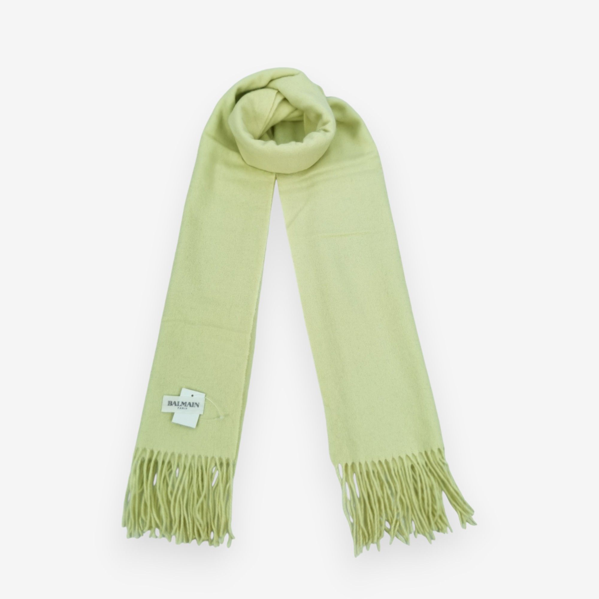 Vintage Balmain Scarf Wool Cashmere Muffler Scarves