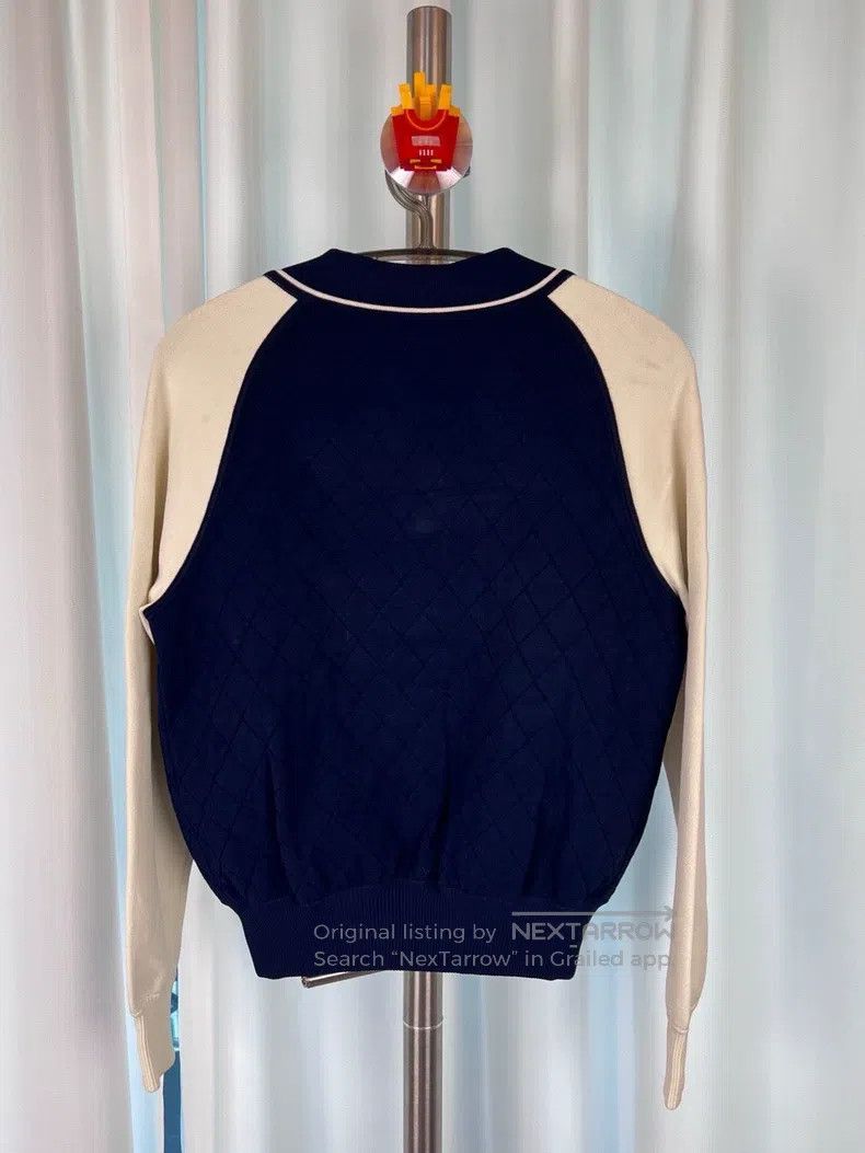 Chanel Chanel Classic colour-blocked baseball jacket Size XXS / US 00 / IT 34 - 2 Thumbnail