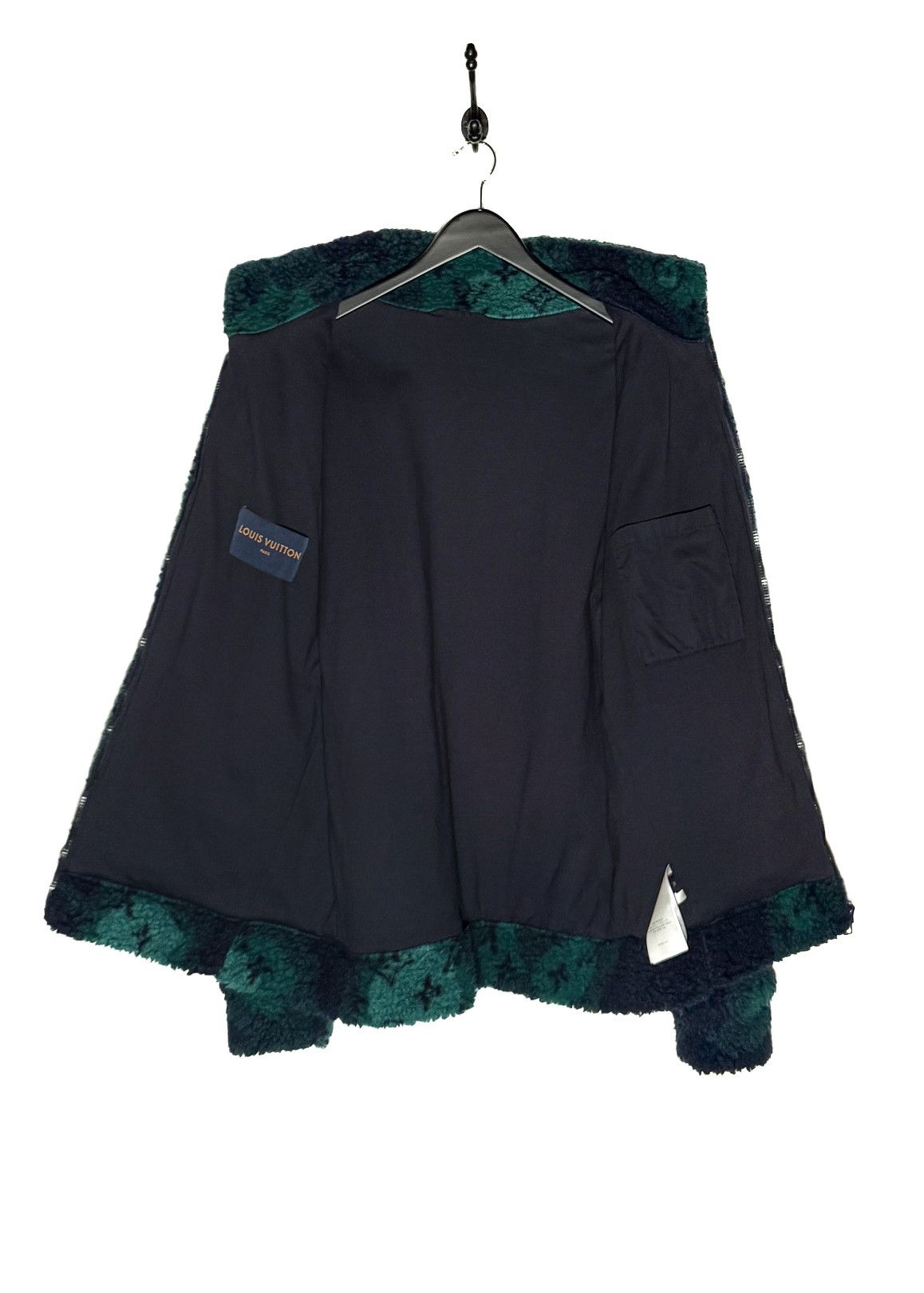 Louis Vuitton Louis Vuitton Blue Green Camo Monogram Fleece Jacket - 4L Size US XXL / EU 58 / 5 - 6 Thumbnail