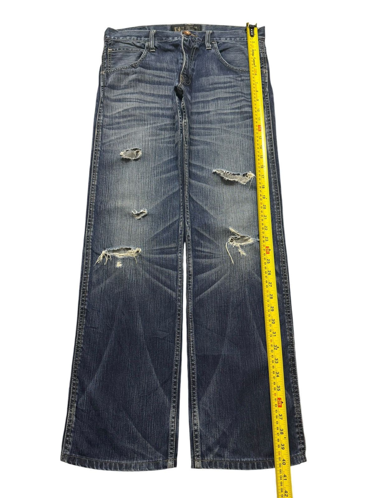 Hysteric Glamour Vintage Y2K Japanese Brand Faded Wash Whiskers Distressed Size US 32 / EU 48 - 9 Thumbnail