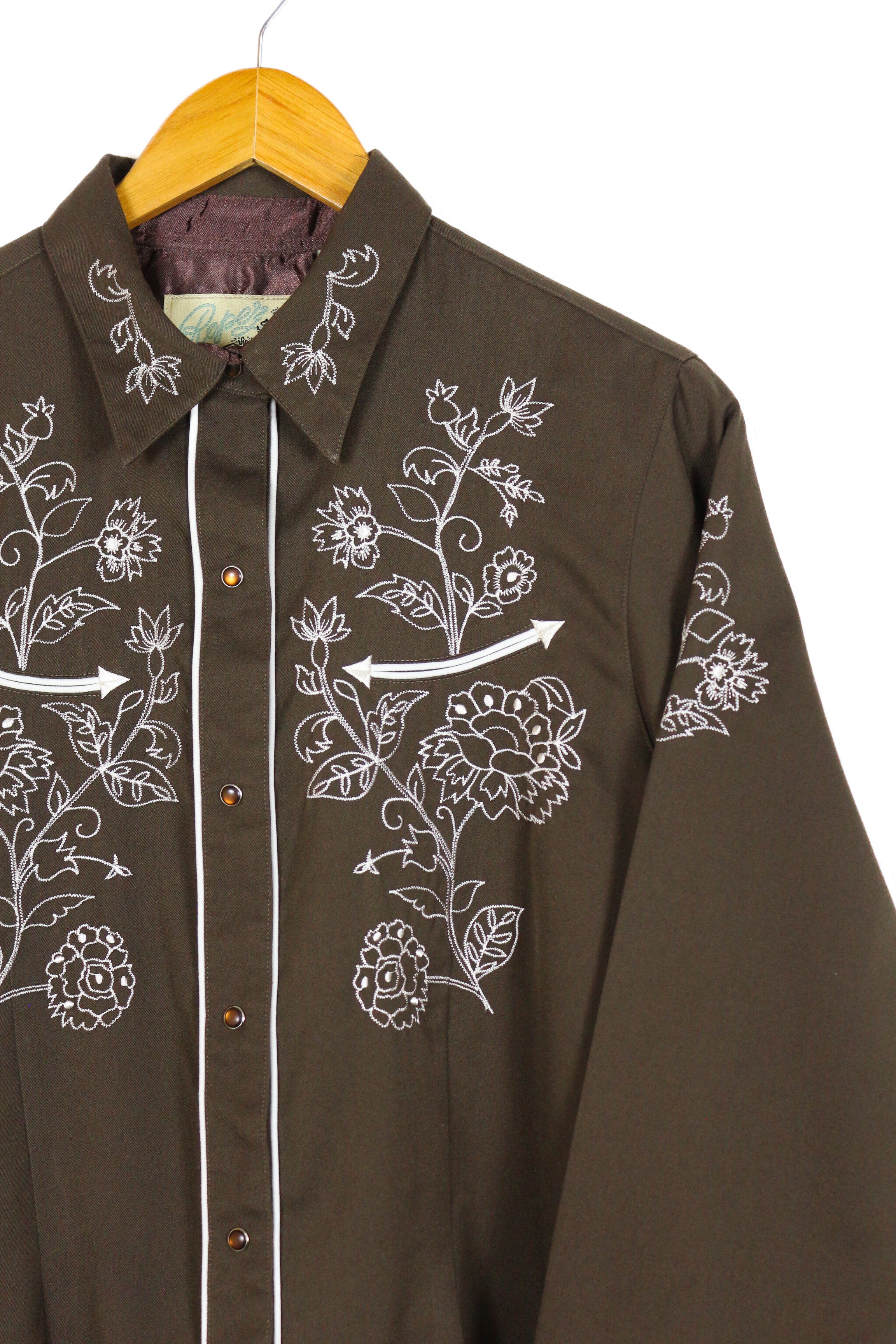 Cowboy Equipment × Roper × Western Rise Roper Colorado USA Embroidered Western Shirt Size L / US 10 / IT 46 - 2 Thumbnail