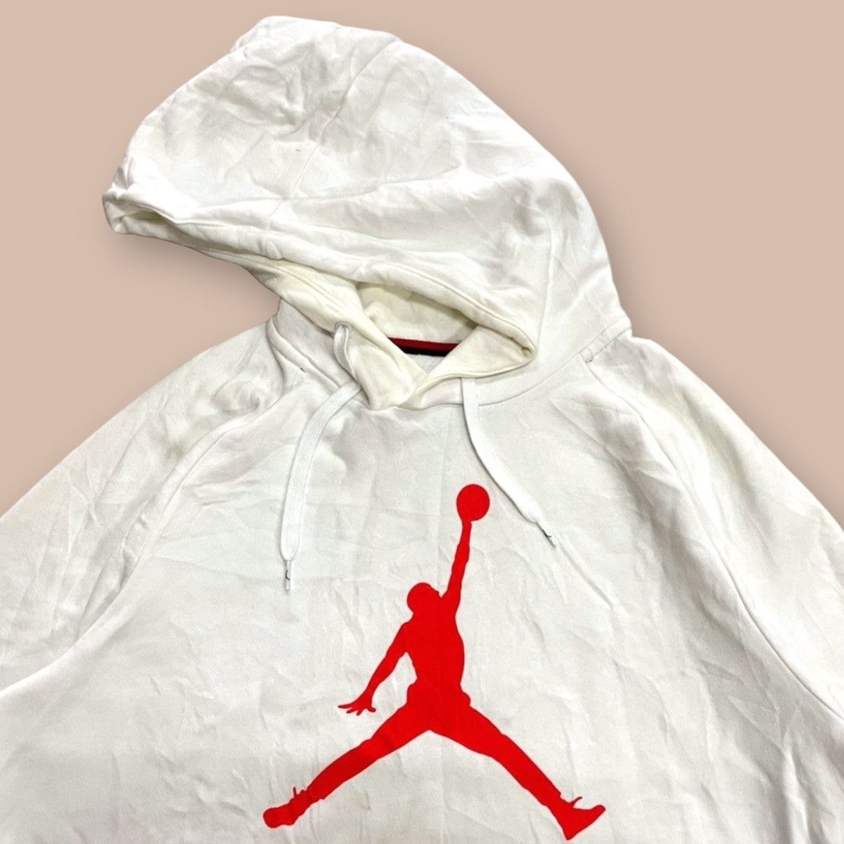 Jordan Jumpman Logo - Men's Fleece Pullover Hoodie