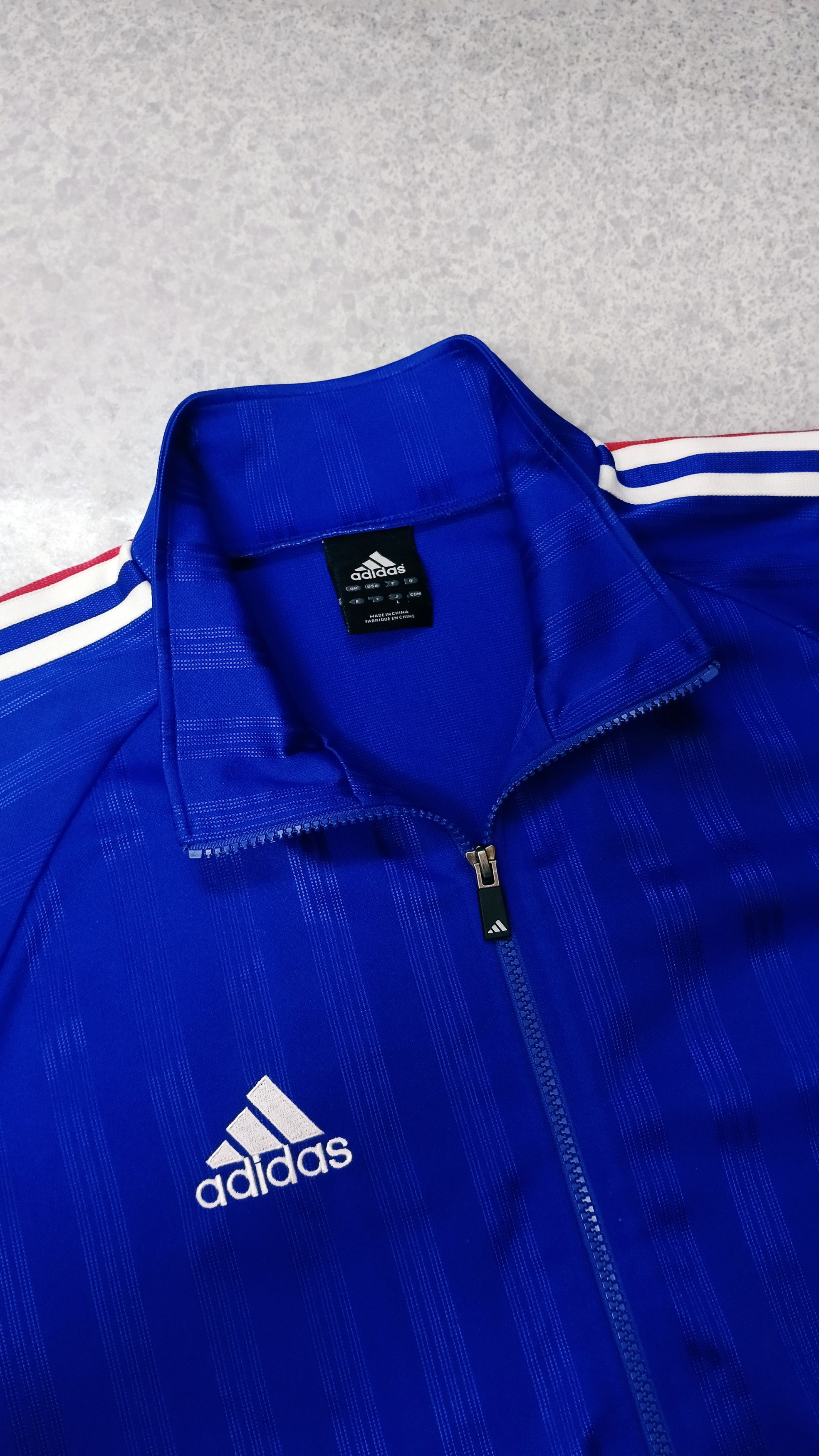 Adidas Vintage Adidas Track Jacket Size US L / EU 52-54 / 3 - 3 Thumbnail