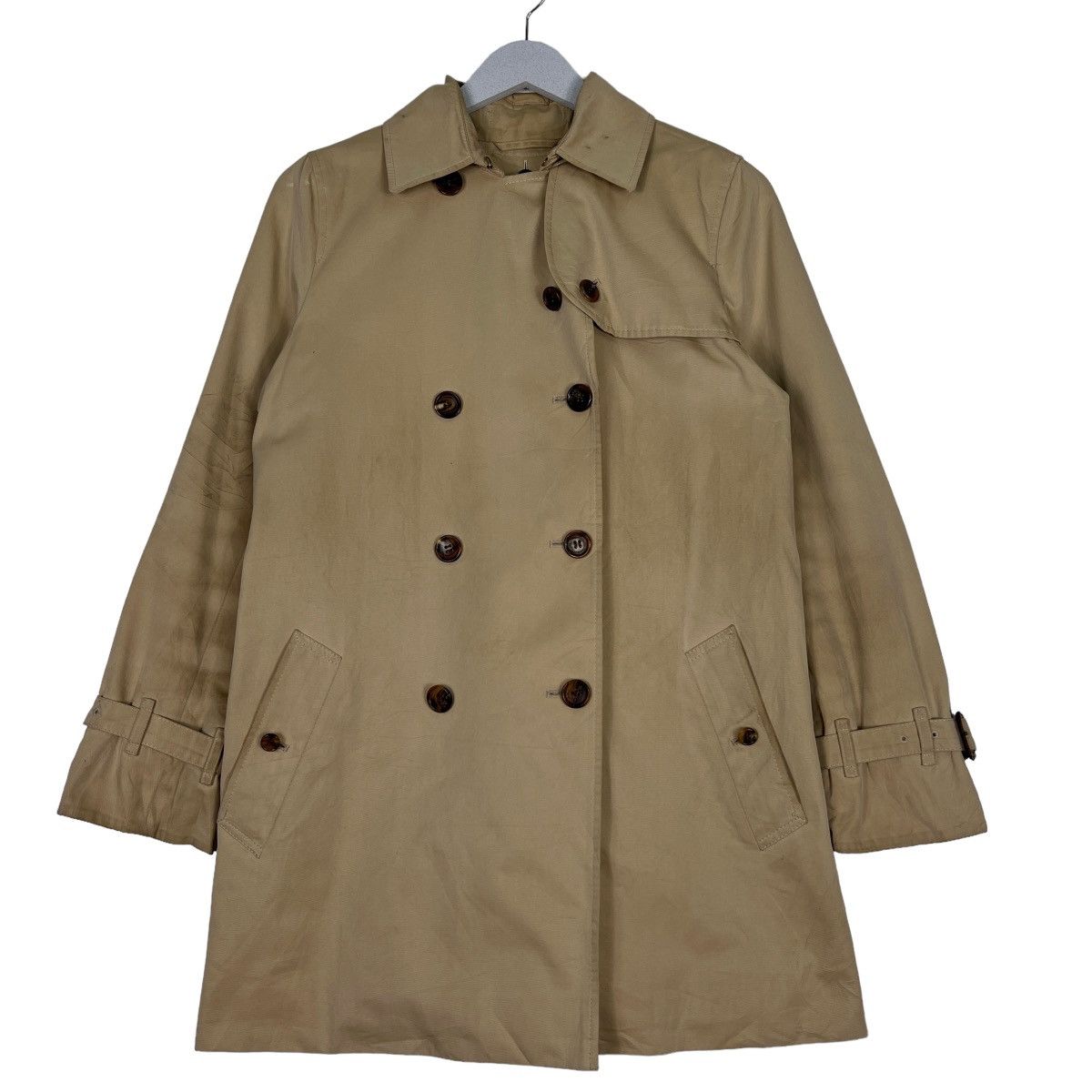 Burberry 🔥 BURBERRY LINER NOVA CHECK TRENCH COAT Size US S / EU 44-46 / 1 - 2 Thumbnail