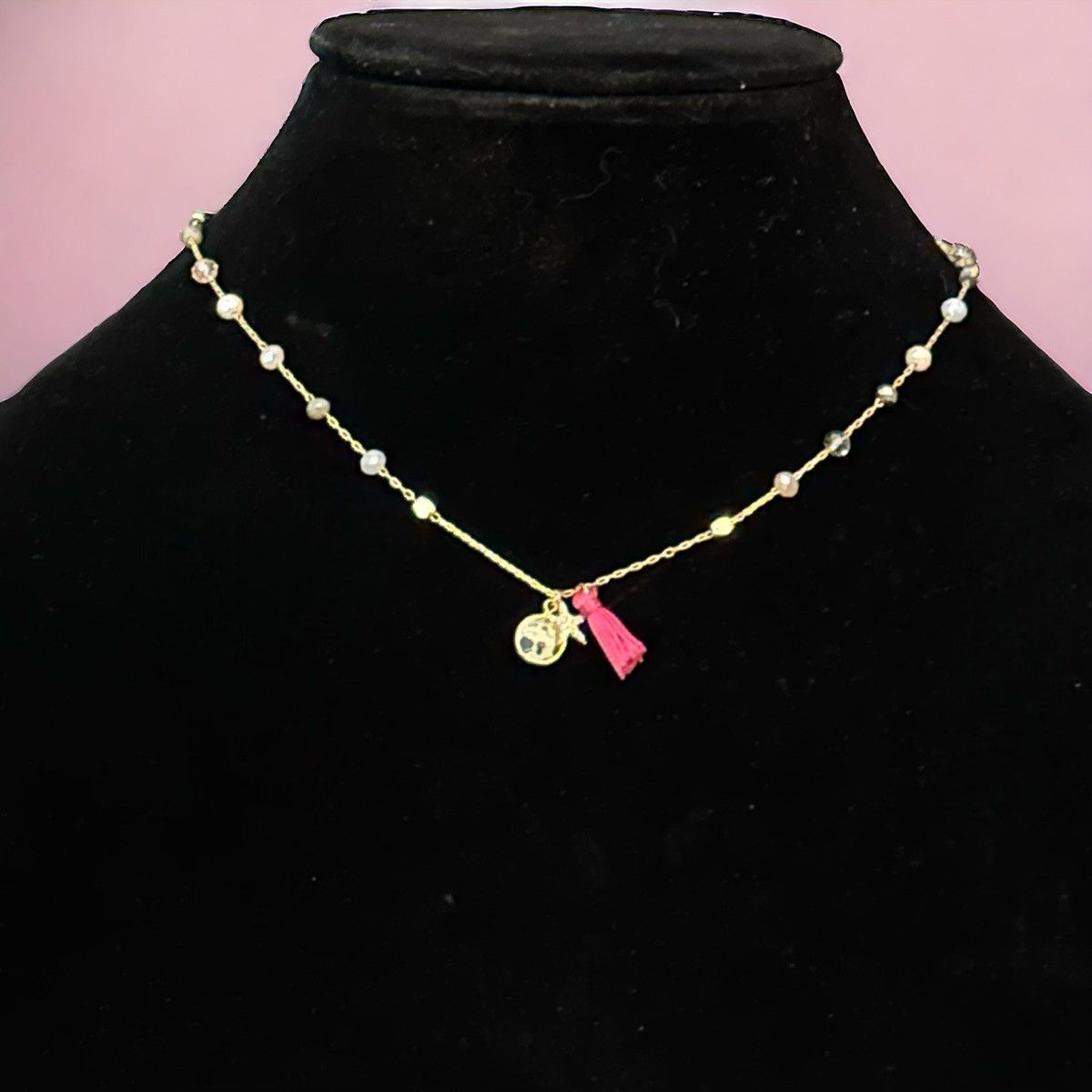 Other Alex Carol tassel charm station bead necklace Size ONE SIZE - 1 Thumbnail