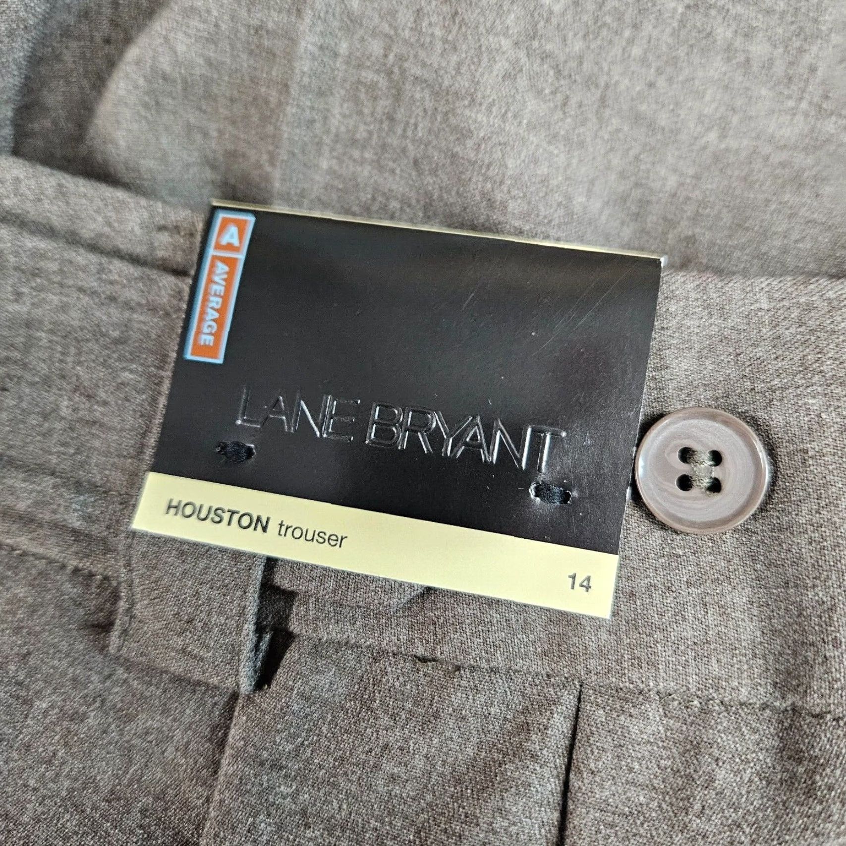 Vintage Lane Bryant Womens Houston Trouser Sz 14 Taupe Cuffed Mid Rise Pants Dress Pants Plus Size 14 Brown 32 Inseam Mens? Ladies? Size 36" / US 14 / IT 50 - 7 Thumbnail