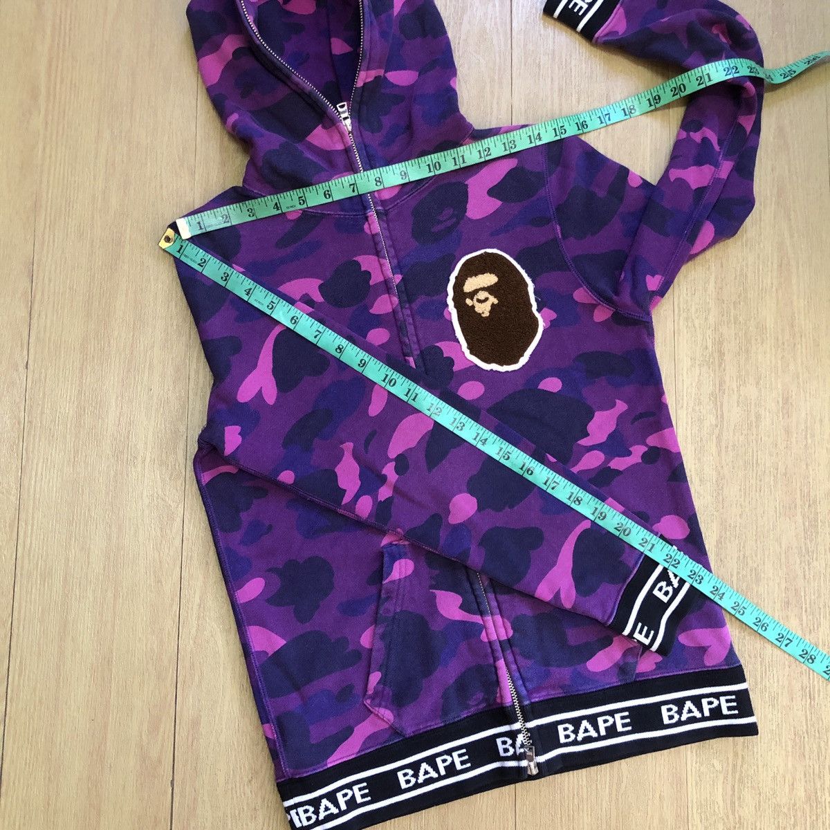 Bape Color Camo Full Zip Hoodie Size XS / US 0-2 / IT 36-38 - 10 Thumbnail
