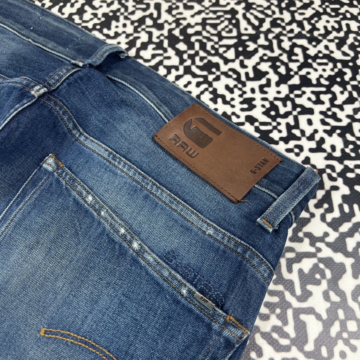 Vintage Y2K G Star Raw 3301 Japanese Distressed Style Jeans