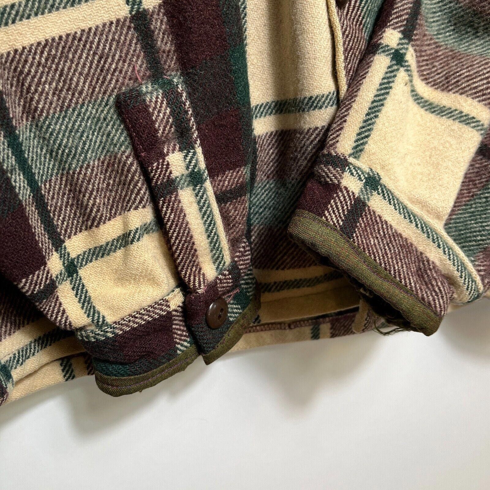 Chippewa × Vintage Vintage 50s Chippewa Heavy Wool Flannel Shirt Jacket L Size US L / EU 52-54 / 3 - 7 Thumbnail