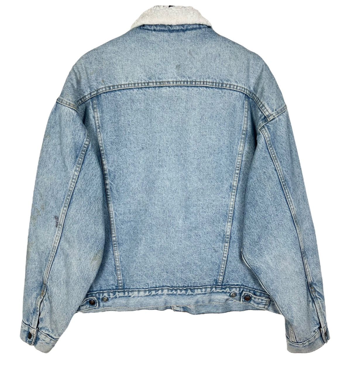 Levi's × Levi's Vintage Clothing × Vintage Vintage Levis Snap Button Sherpa Trucker Jacket Size US XL / EU 56 / 4 - 12 Thumbnail