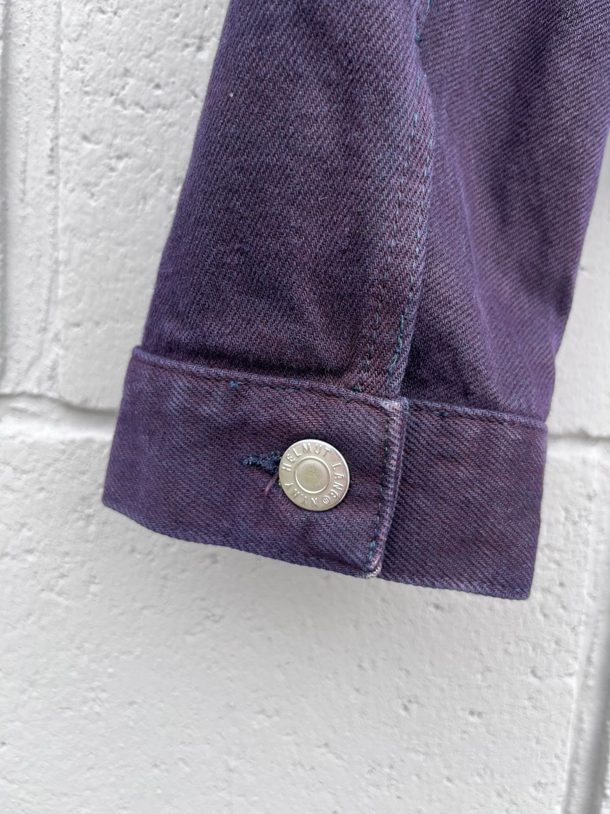 Helmut Lang Helmut Lang A/W99 Deep Purple Denim Jacket Size US XS / EU 42 / 0 - 12 Thumbnail