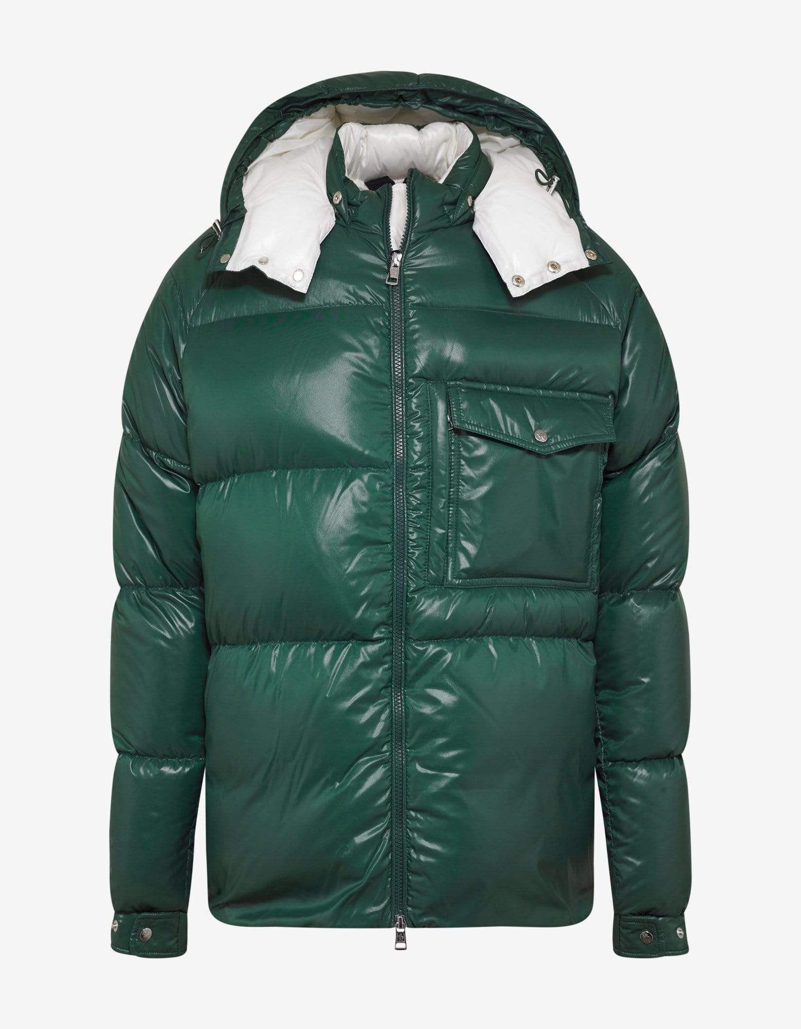 image of Moncler Genius Barthet Green Nylon Down Jacket, Men's (Size Medium)